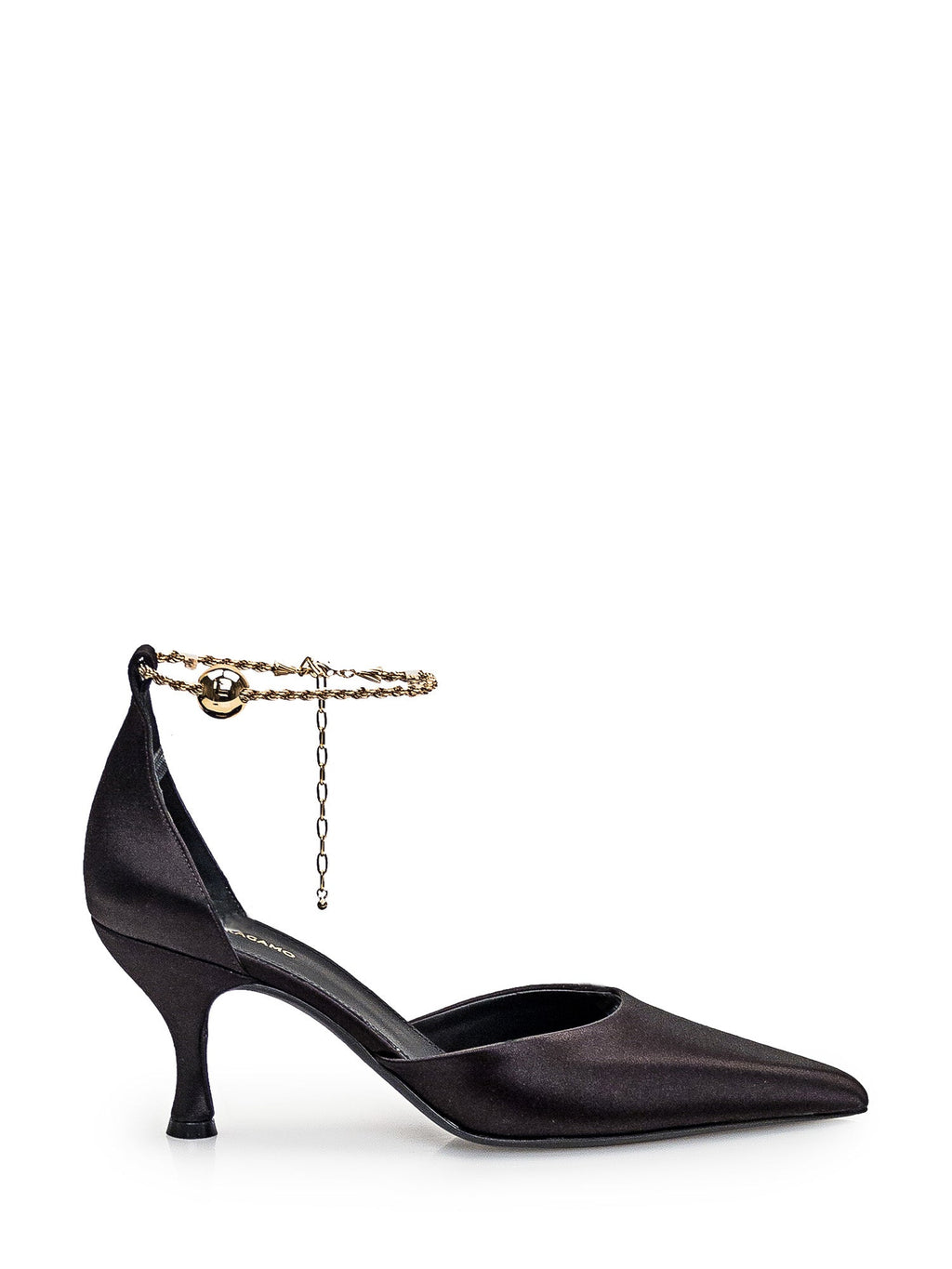Décolleté With Chain Salvatore ferragamo – Гарантія оригінальності – боковий вид
