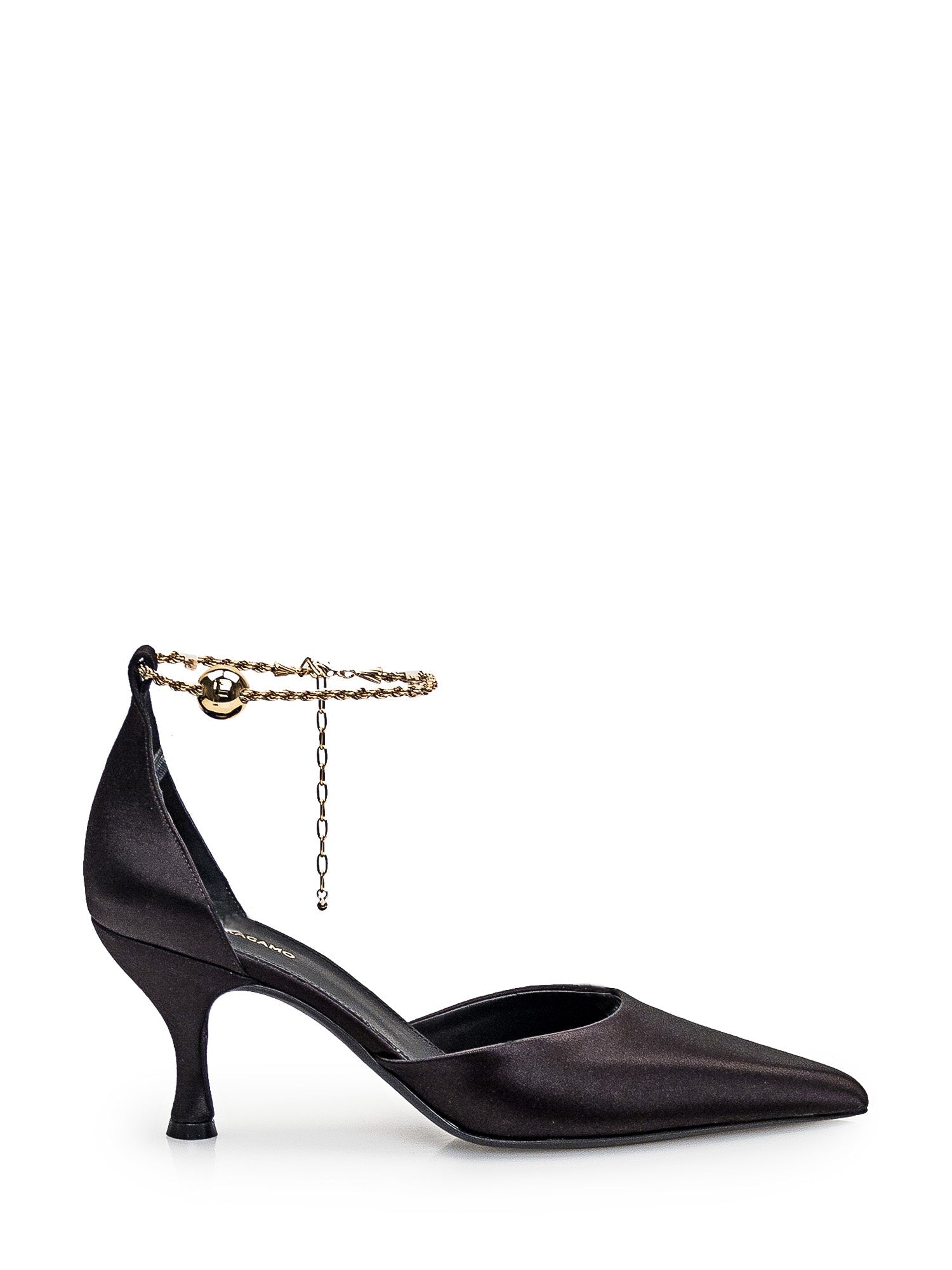 Décolleté With Chain Salvatore ferragamo – Гарантія оригінальності – боковий вид