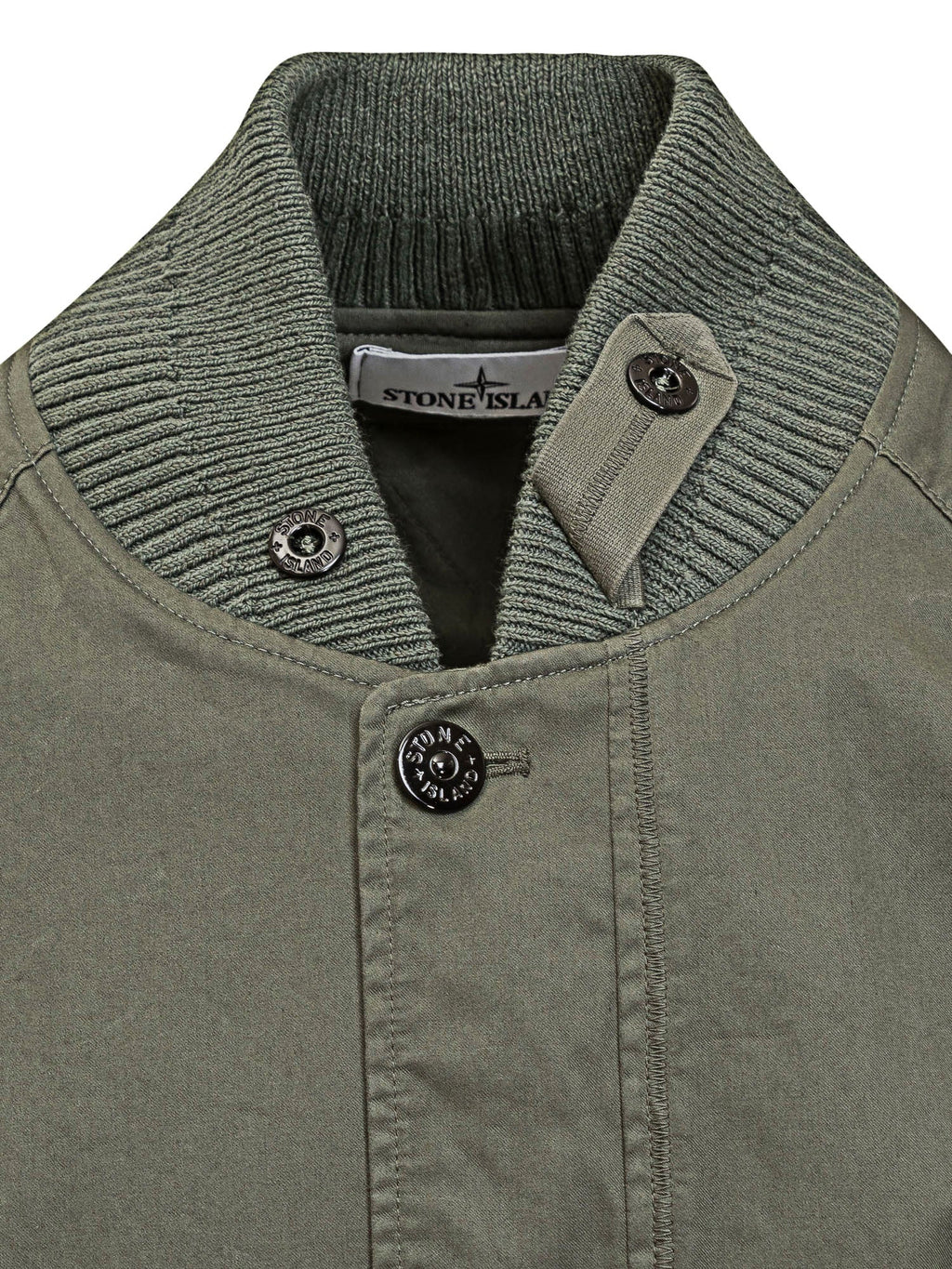 Оригінальна Bomber Jacket With Knitted Sleeves Stone island – збільшений вид