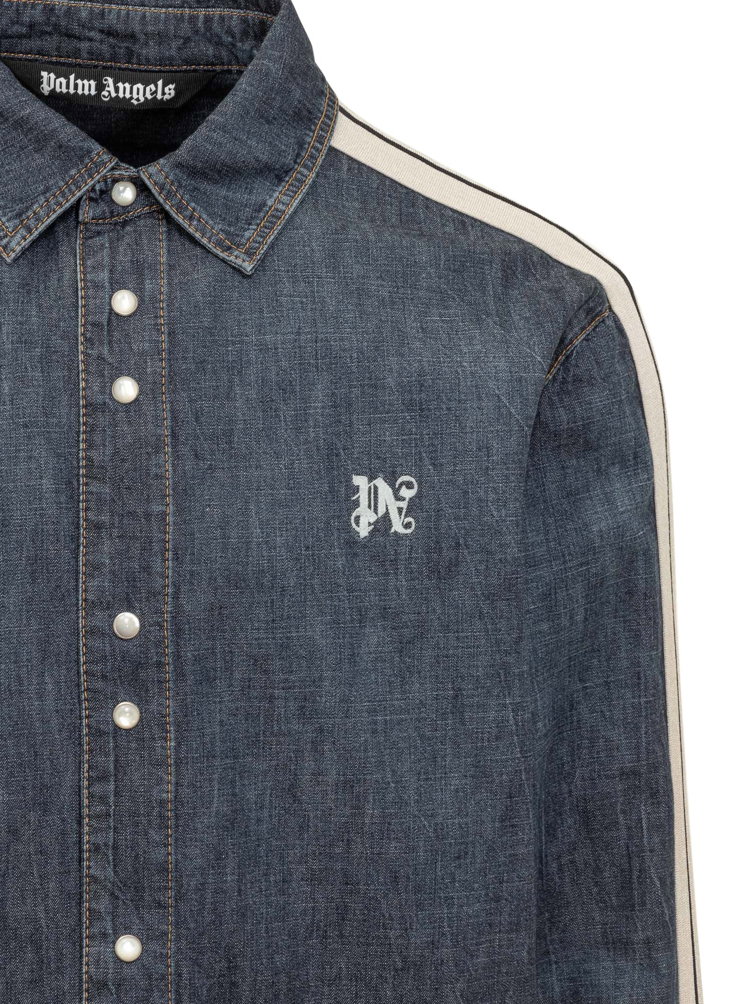 Оригінальна Monogram Denim Jacket Palm angels – збільшений вид