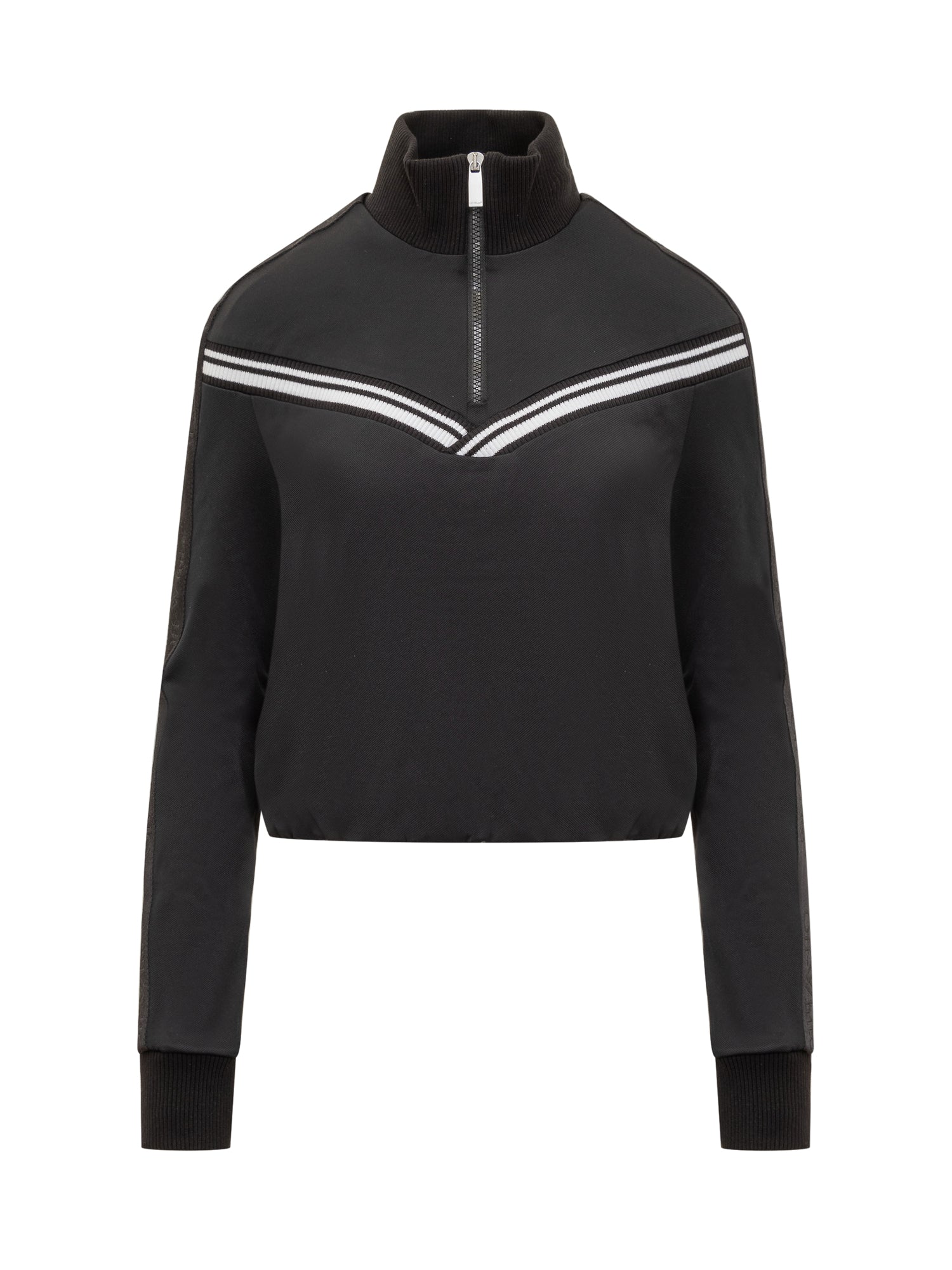 Sports Top With Logo Bands. Off-white – Гарантія оригінальності – боковий вид