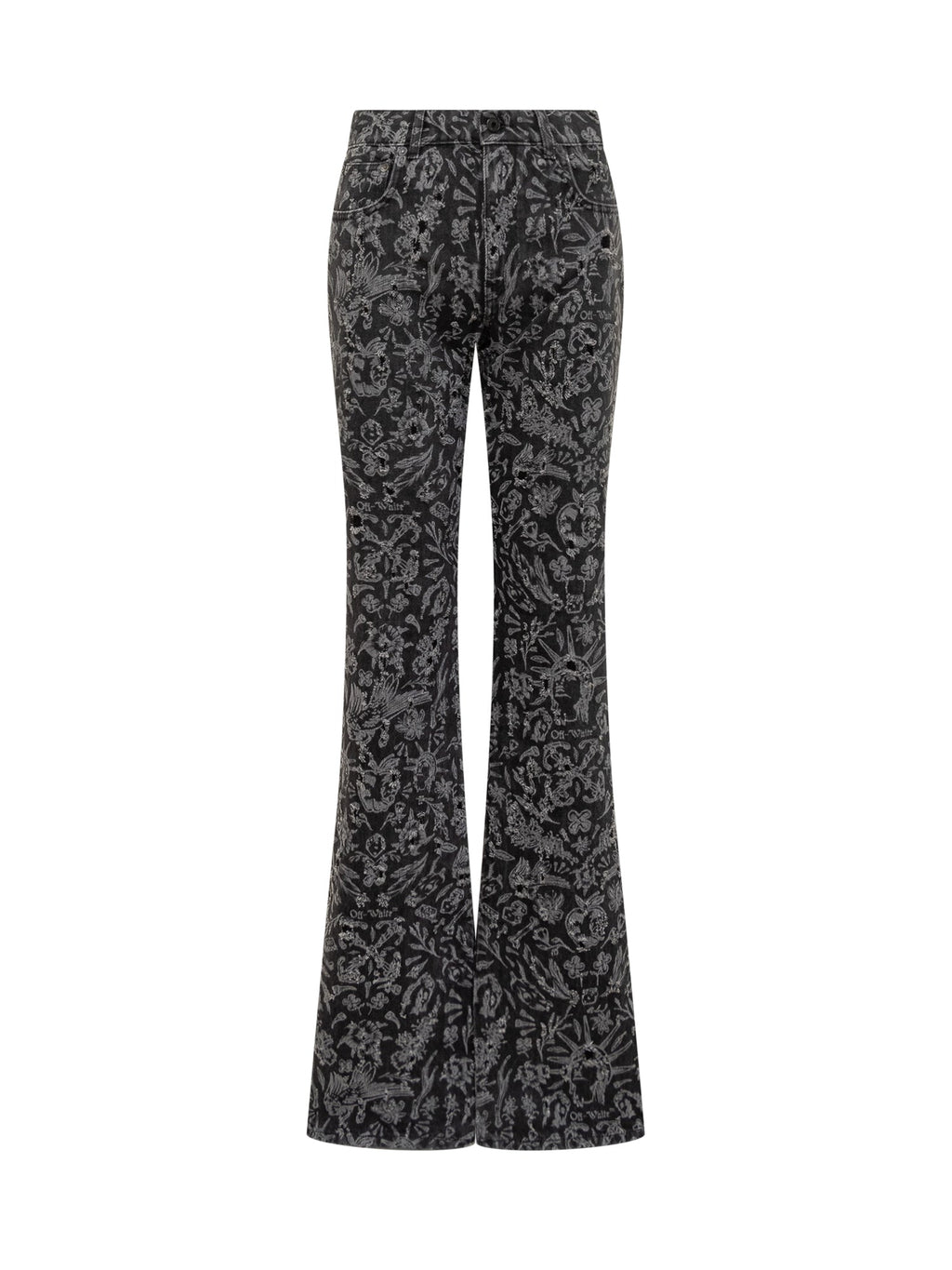 Оригінальна Tattoo Jeans Off-white – боковий вид