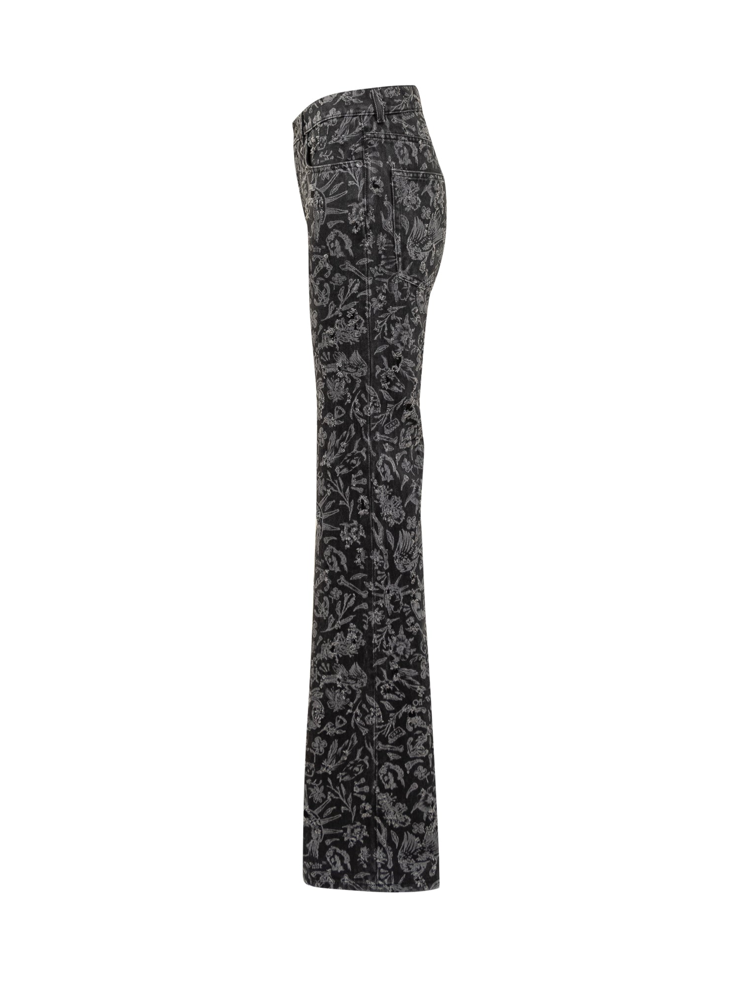 Оригінальна Tattoo Jeans Off-white – детальний вид