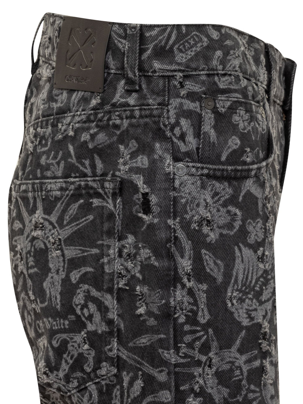 Оригінальна Tattoo Jeans Off-white – збільшений вид