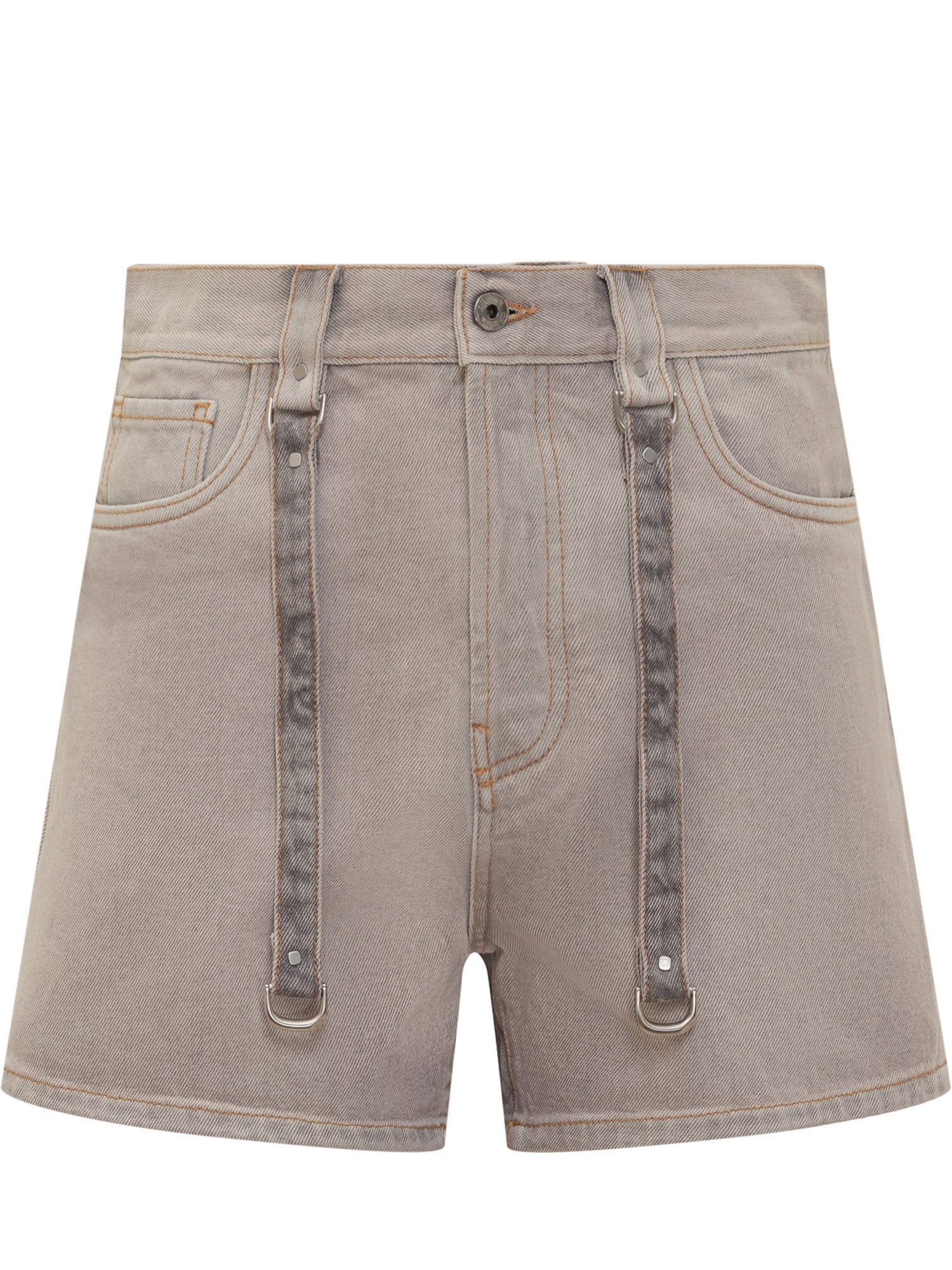 Cargo Laundry Shorts Off-white – Гарантія оригінальності – боковий вид