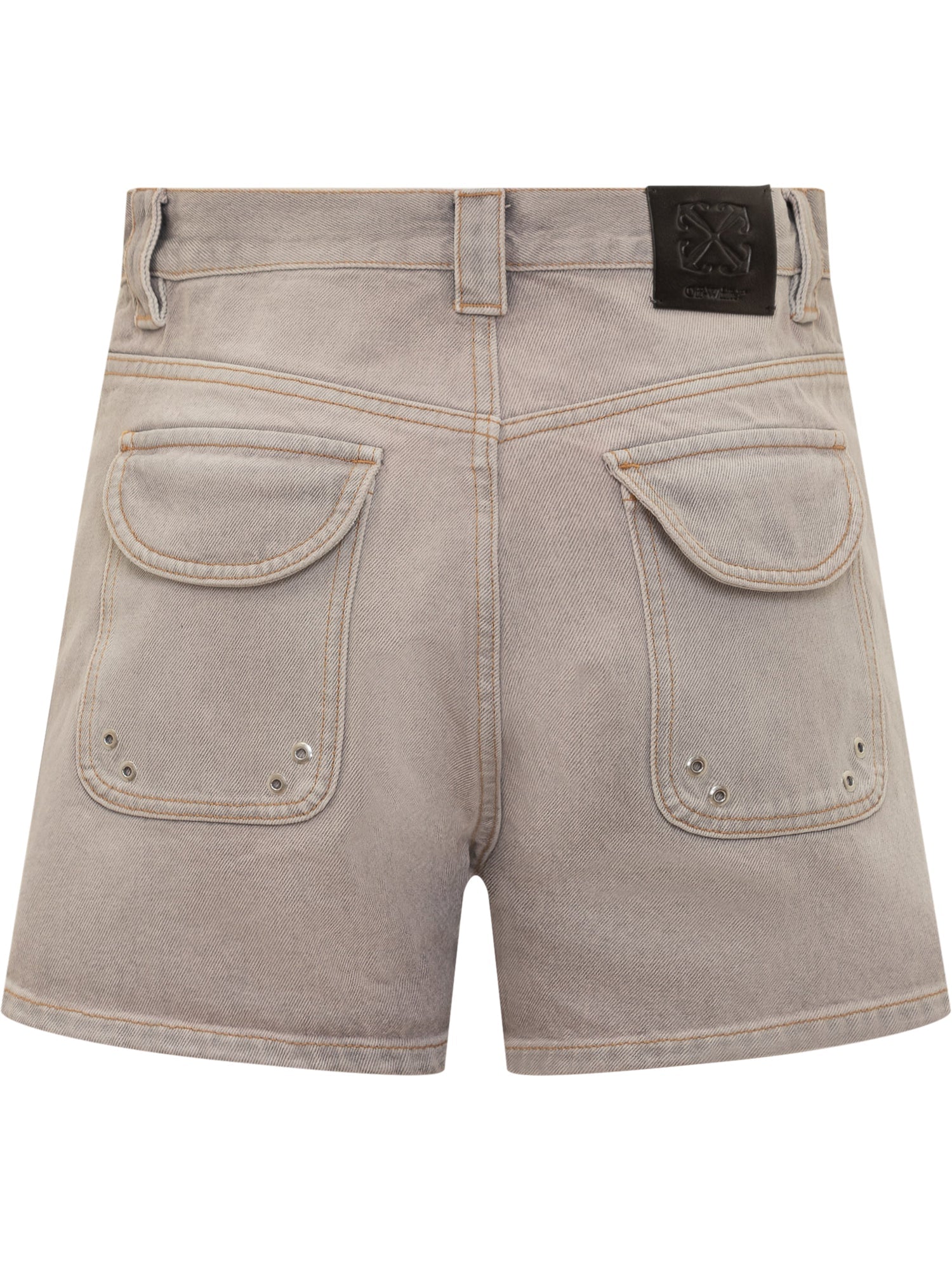 Cargo Laundry Shorts Off-white – Гарантія оригінальності – вид ззаду