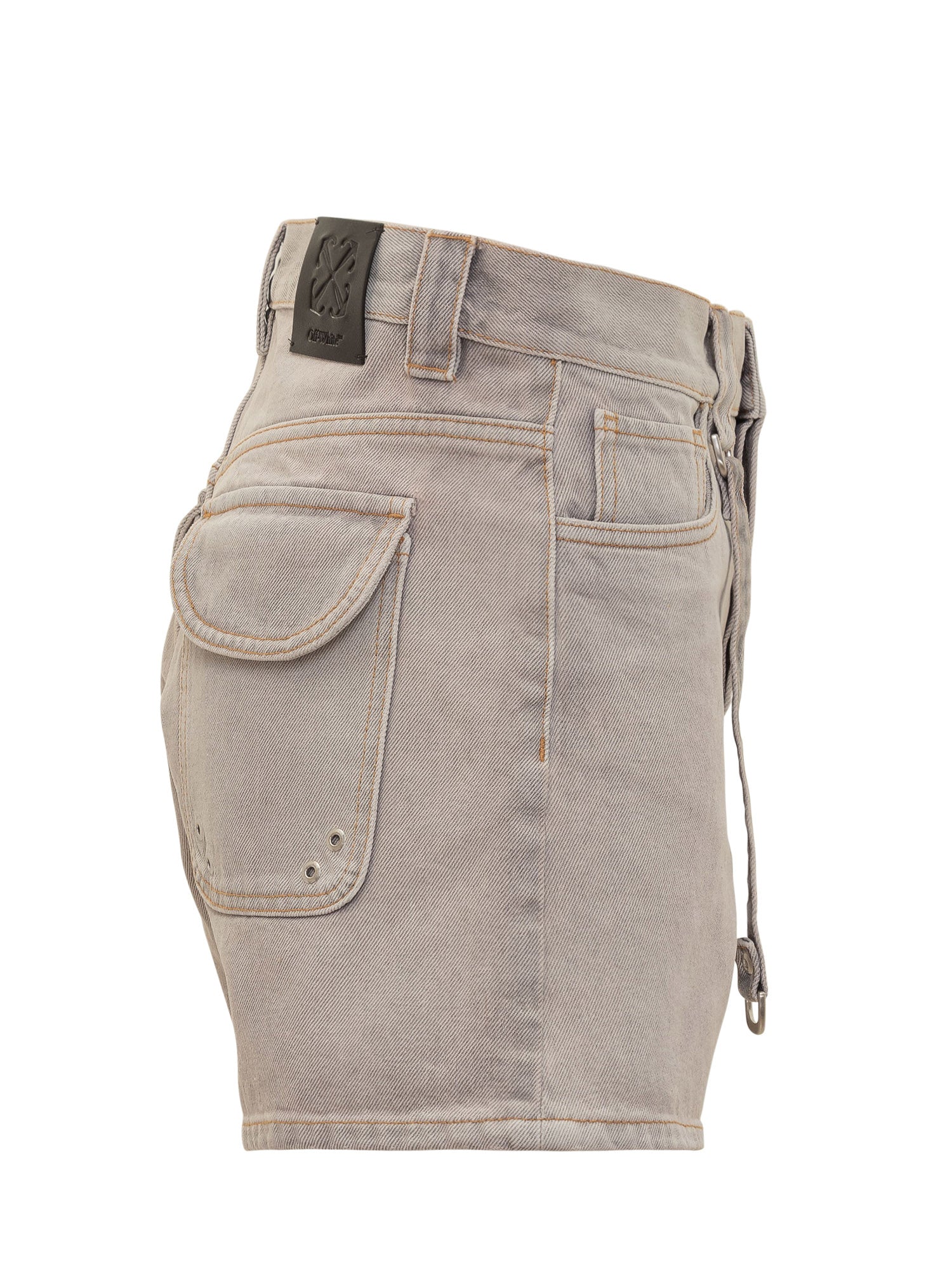 Cargo Laundry Shorts Off-white – Гарантія оригінальності – збільшений вид