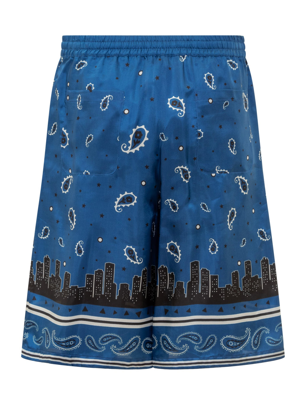 Shorts With Bandana Motif. Off-white – Гарантія оригінальності – вид ззаду