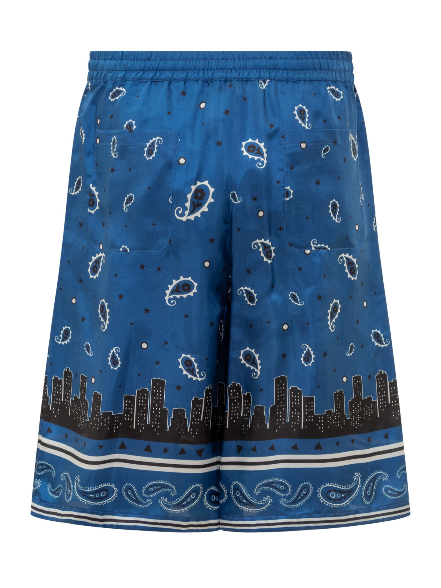 Shorts With Bandana Motif. Off-white – Гарантія оригінальності – вид ззаду