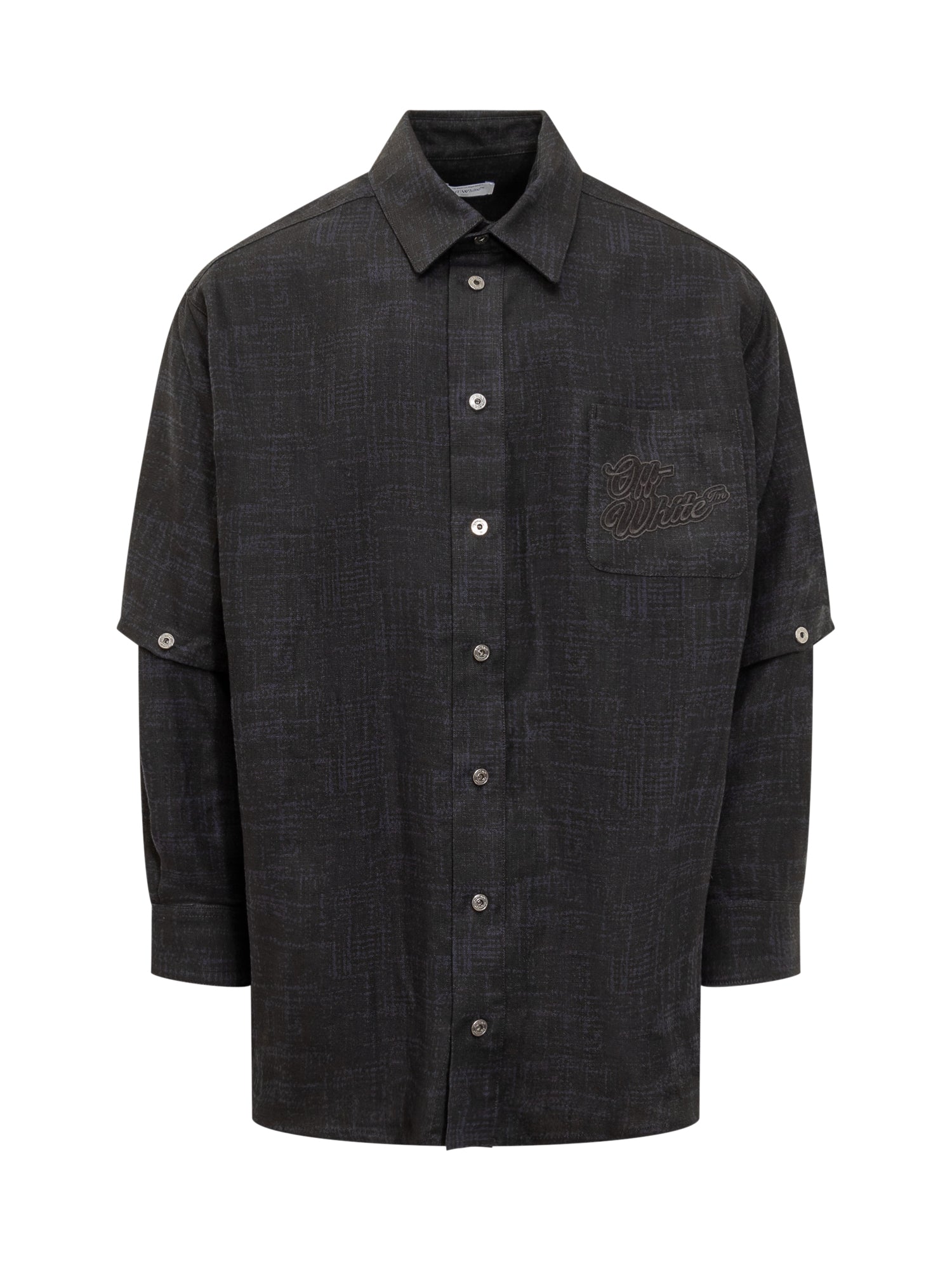 Shirt With Logo Off-white оригінал – Купити в Україні – боковий вид