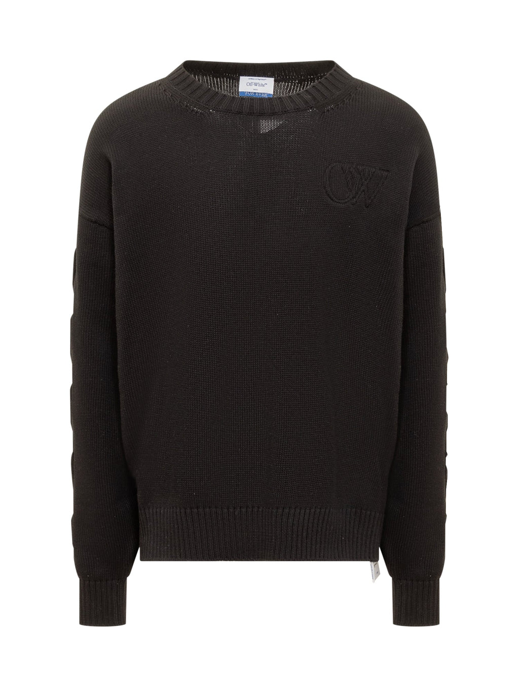 3d Diag Sweater Off-white оригінал – Купити в Україні – боковий вид