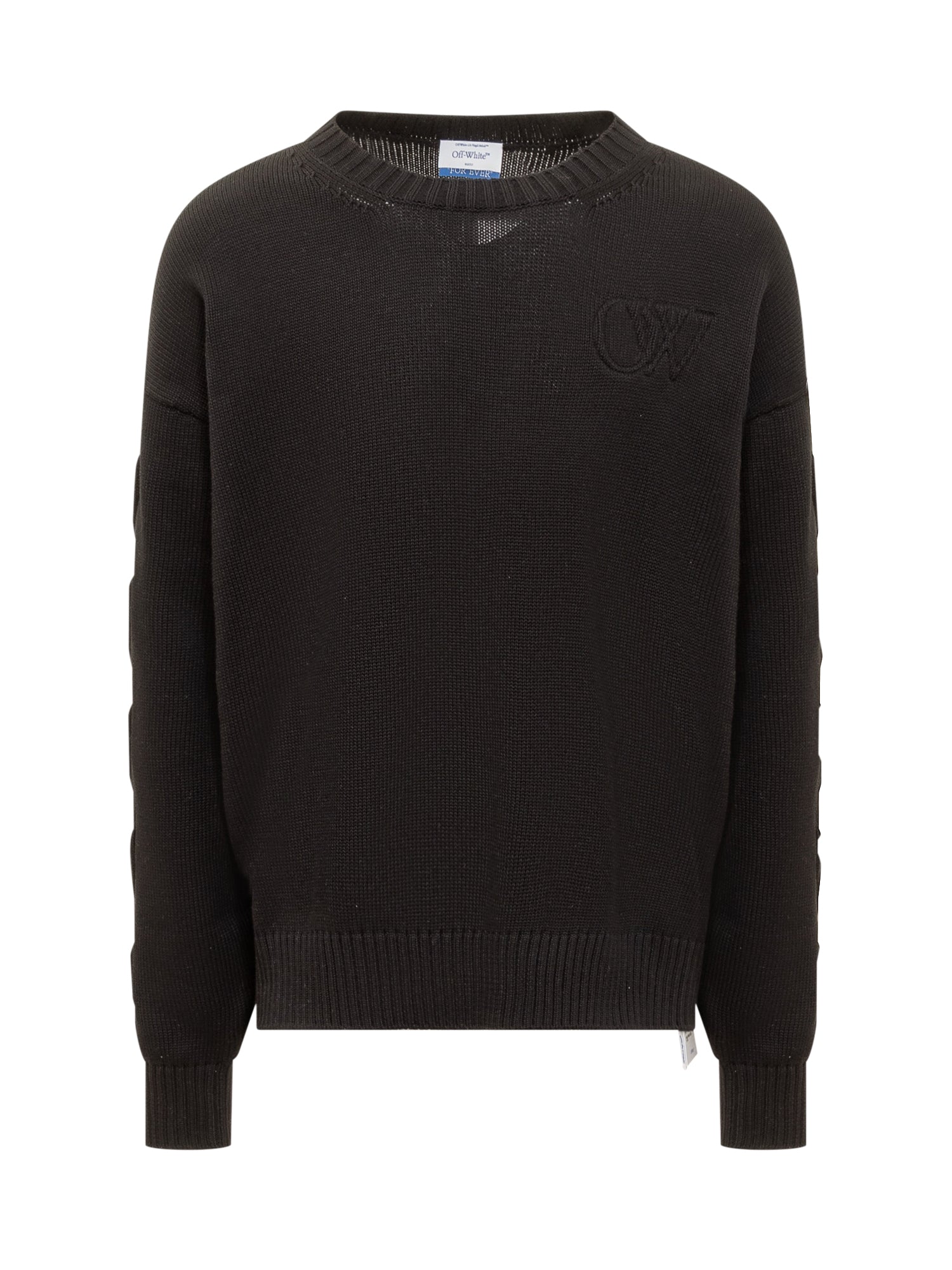 3d Diag Sweater Off-white оригінал – Купити в Україні – боковий вид