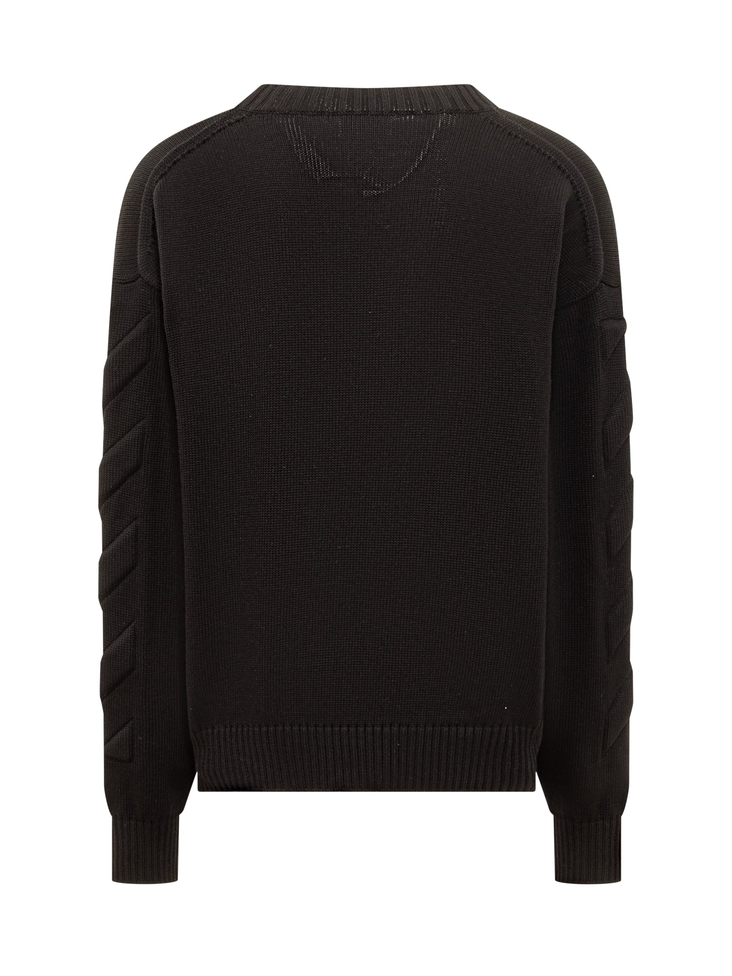 3d Diag Sweater Off-white оригінал – Купити в Україні – вид ззаду