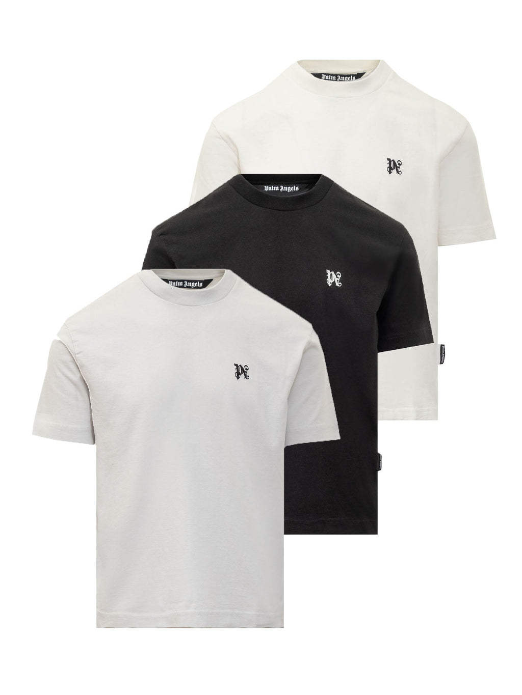 Monogram T-Shirt Tripack Palm angels – Гарантія оригінальності – боковий вид