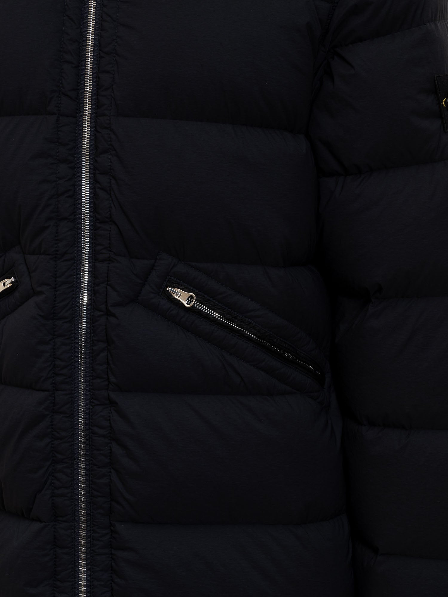 Оригінальна Down Jacket With Logo Stone island – збільшений вид