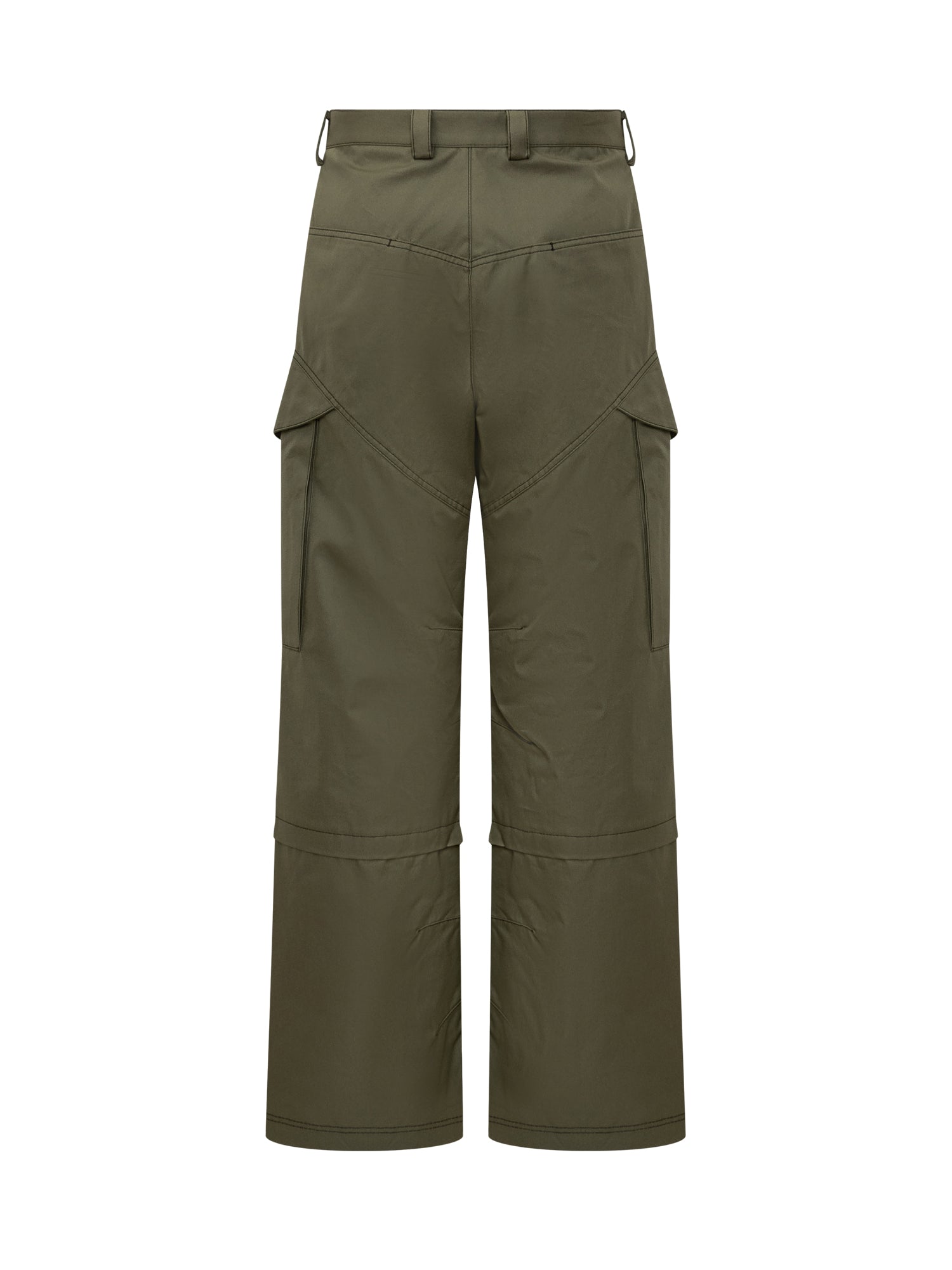Straight Cargo Pant Off-white – Гарантія оригінальності – вид ззаду