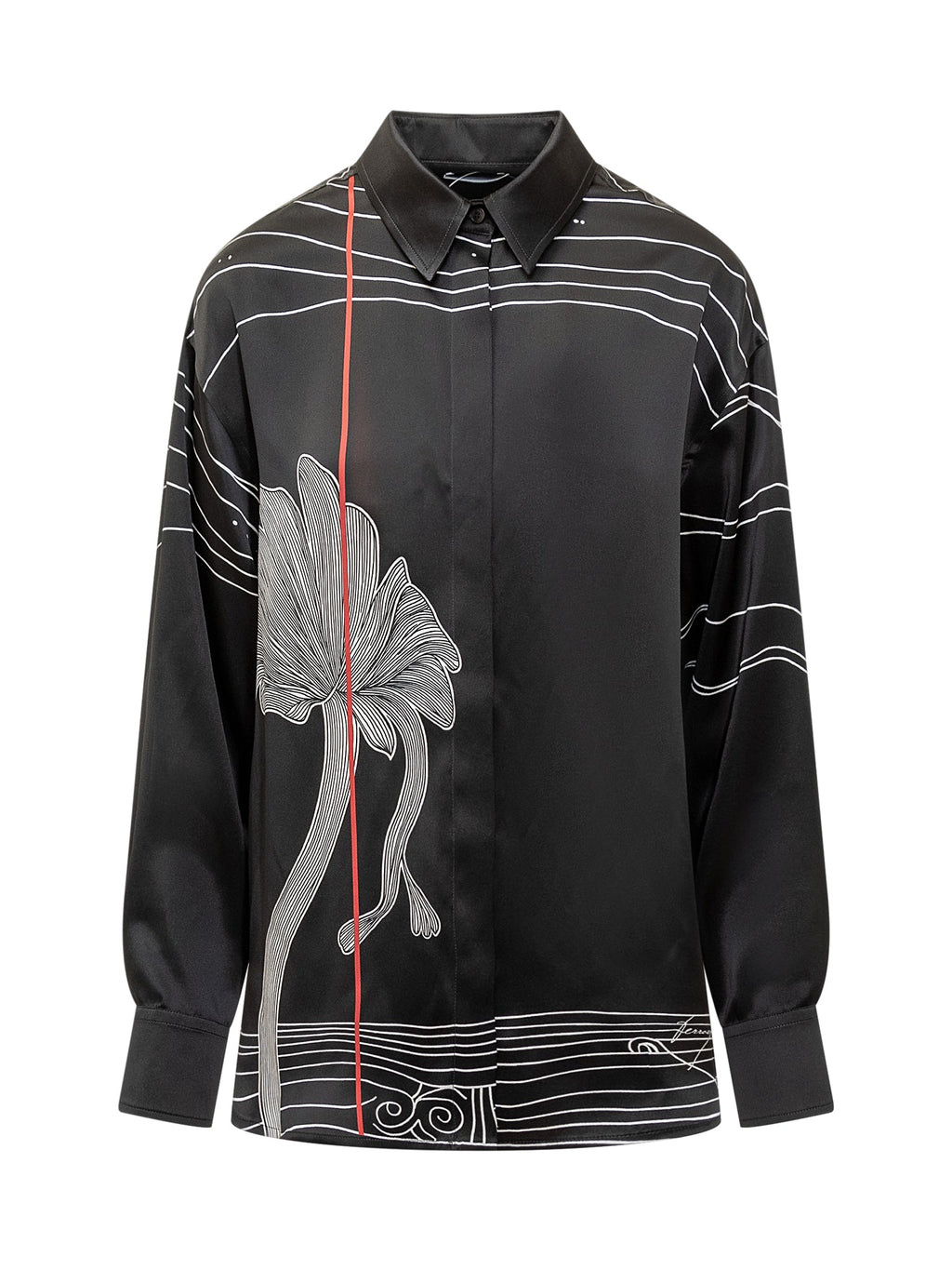 Оригінальна Shirt Salvatore ferragamo – боковий вид