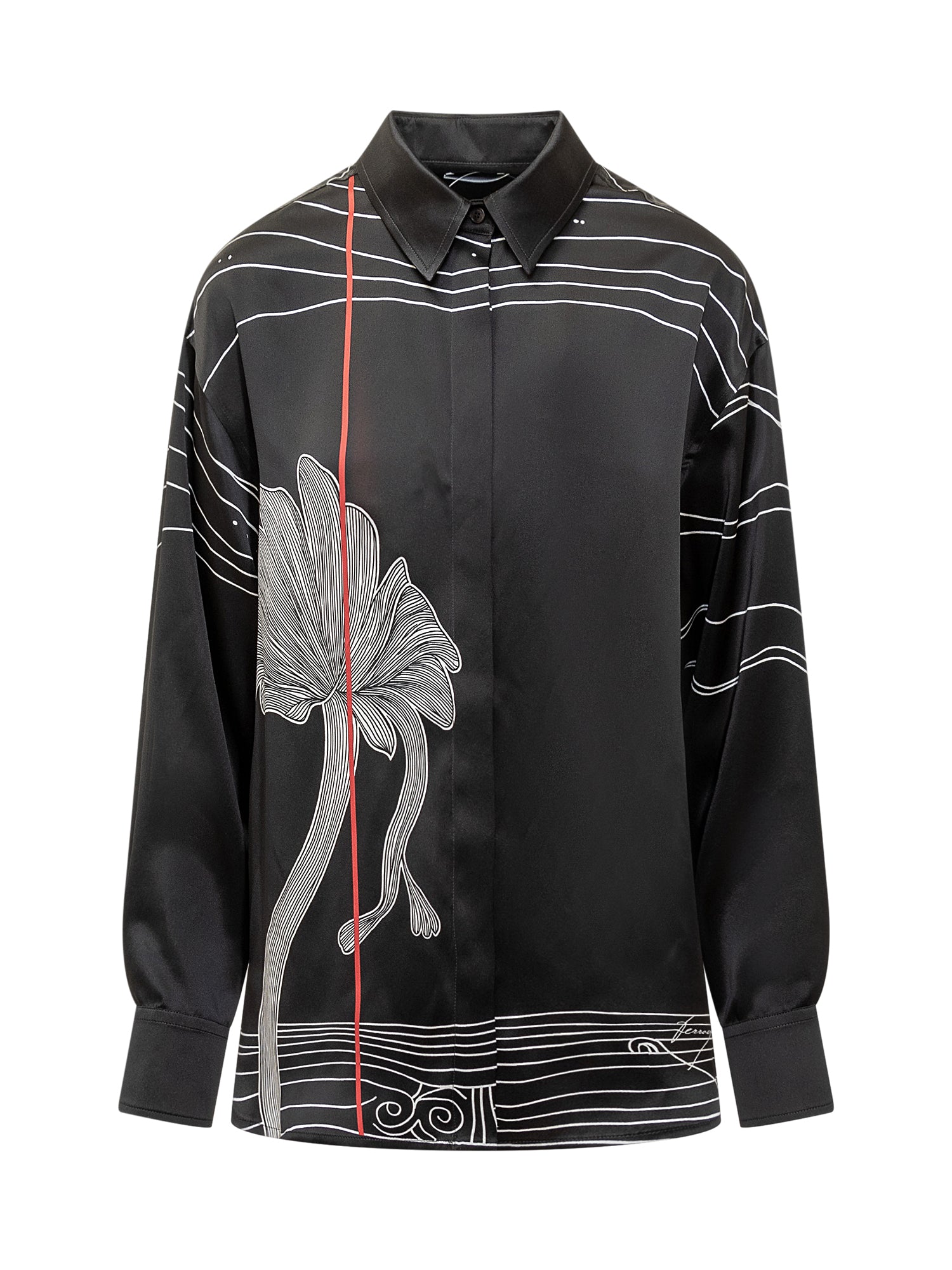 Оригінальна Shirt Salvatore ferragamo – боковий вид