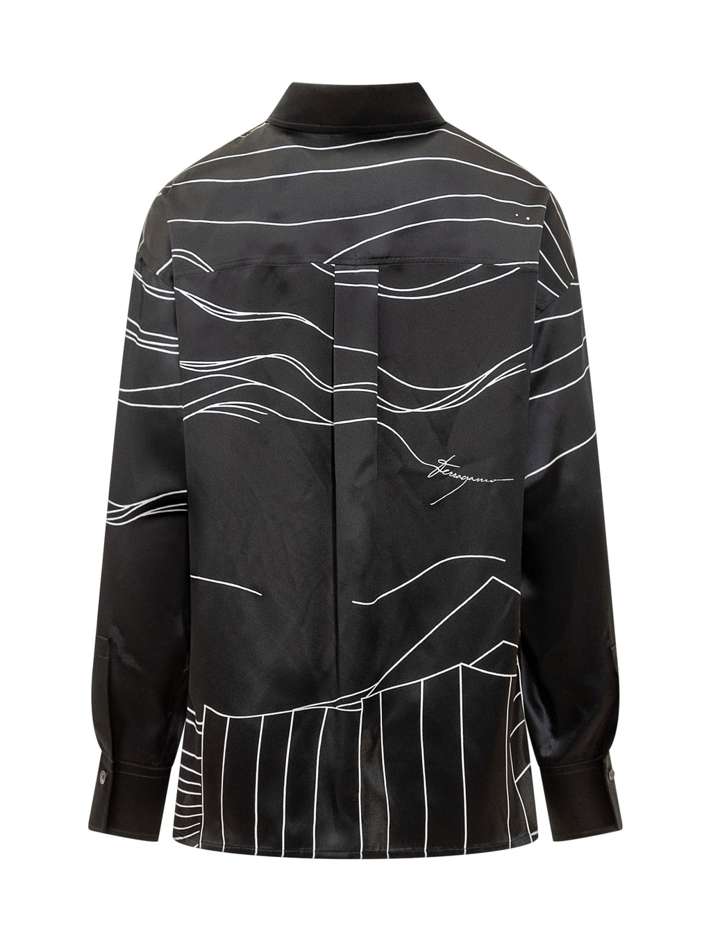 Оригінальна Shirt Salvatore ferragamo – вид ззаду