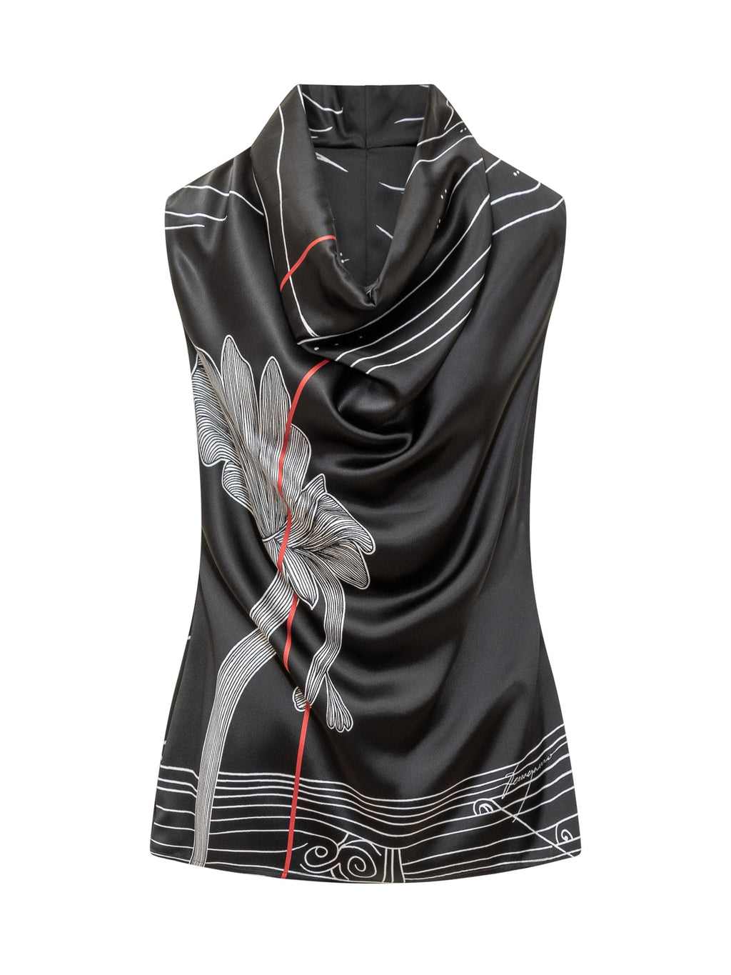 Оригінальна Silk Salvatore ferragamo – боковий вид