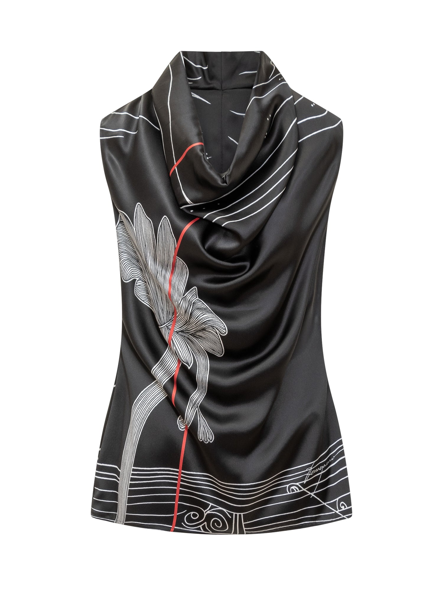 Оригінальна Silk Salvatore ferragamo – боковий вид
