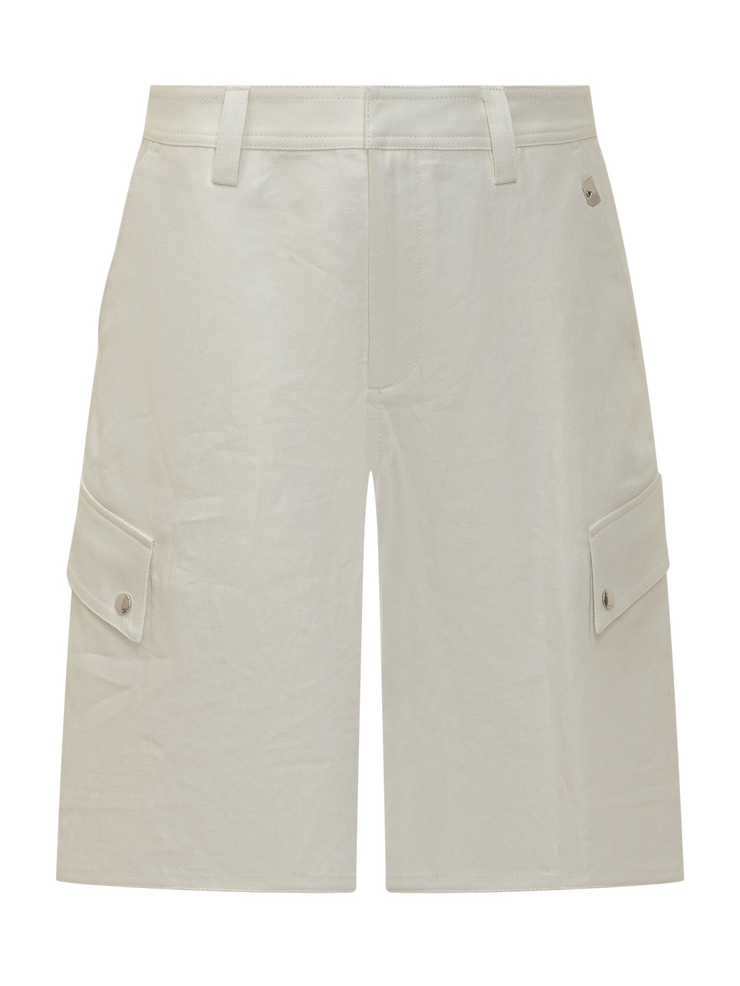 Cargo Shorts Off-white оригінал – Купити в Україні – боковий вид
