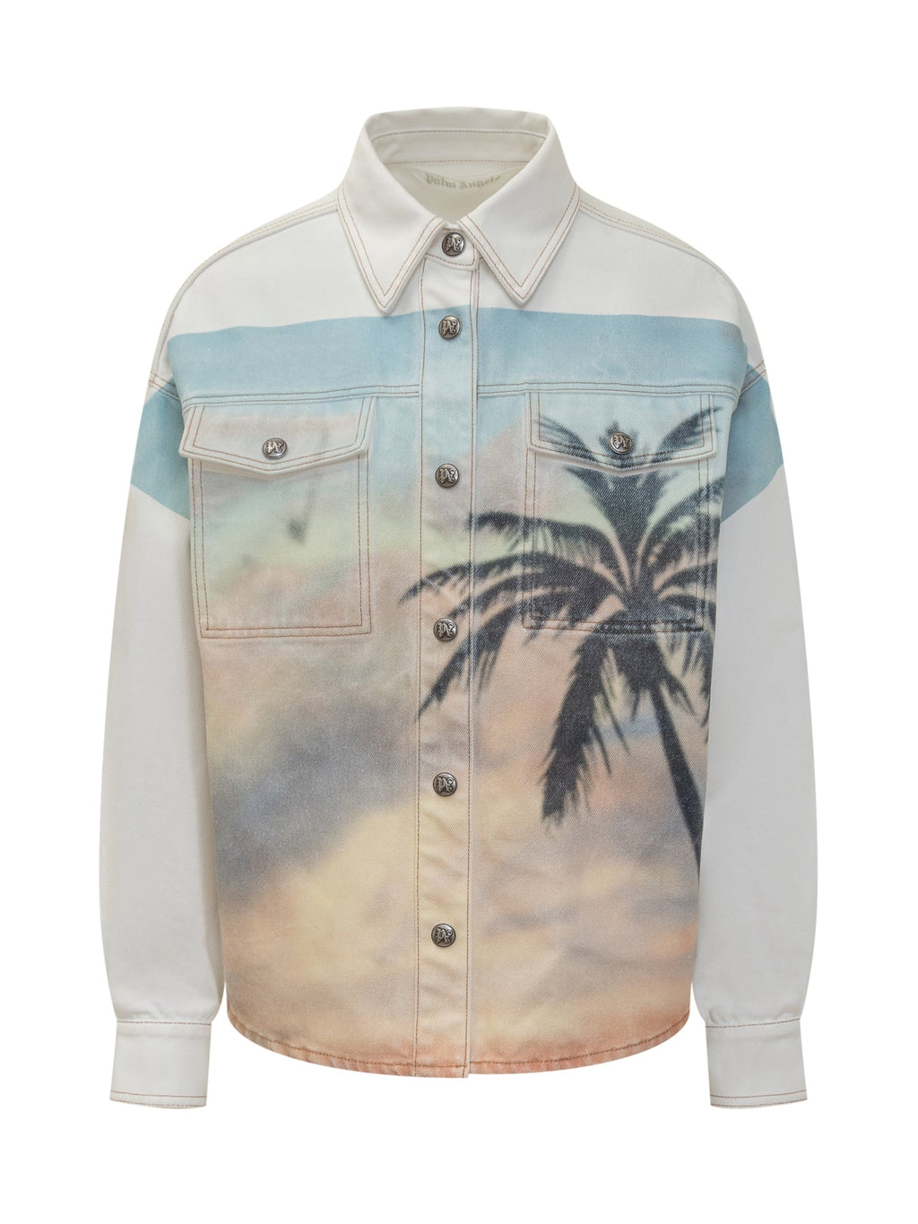 Оригінальна Sunrise Denim Jacket Palm angels – боковий вид