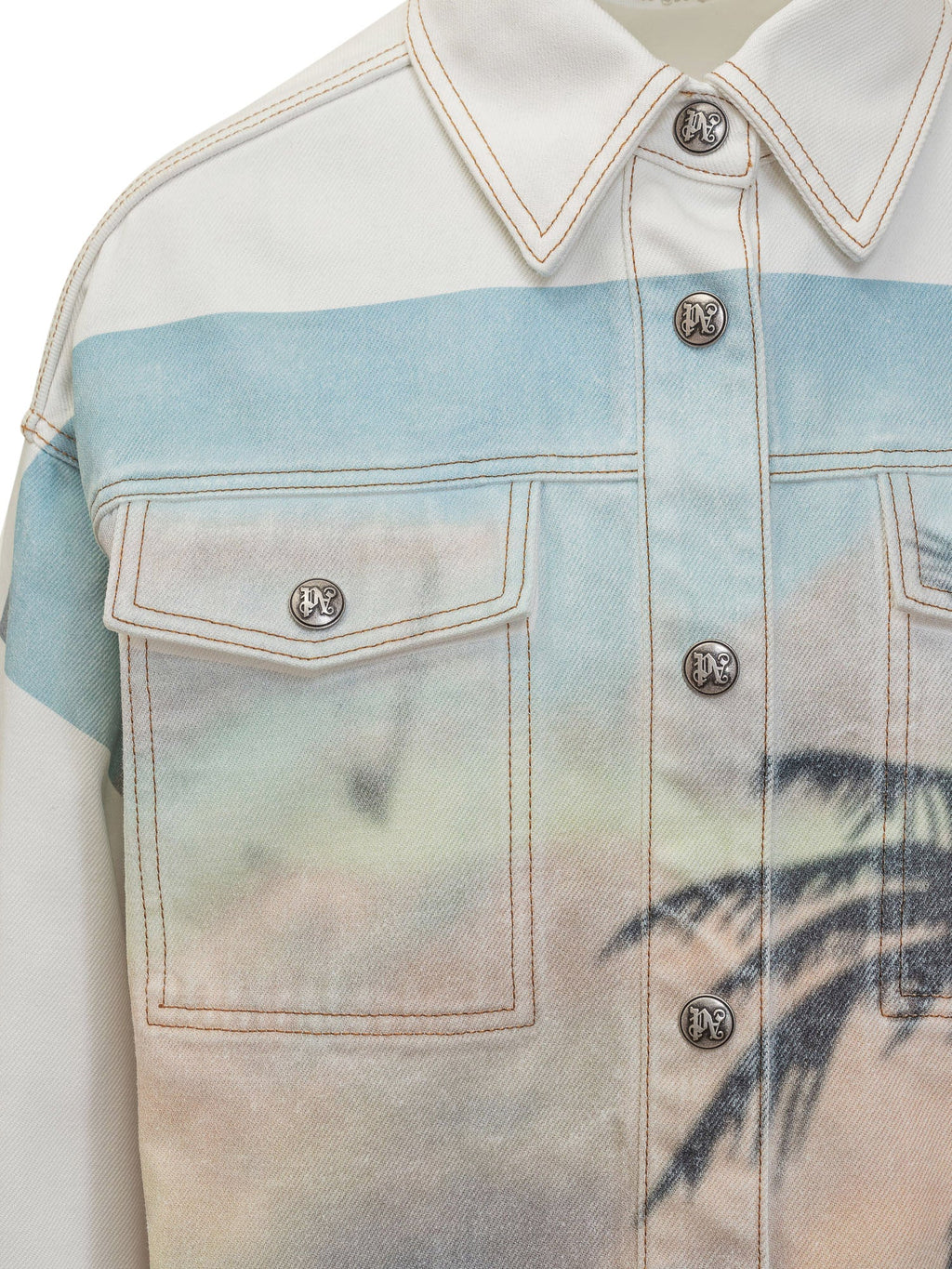 Оригінальна Sunrise Denim Jacket Palm angels – збільшений вид