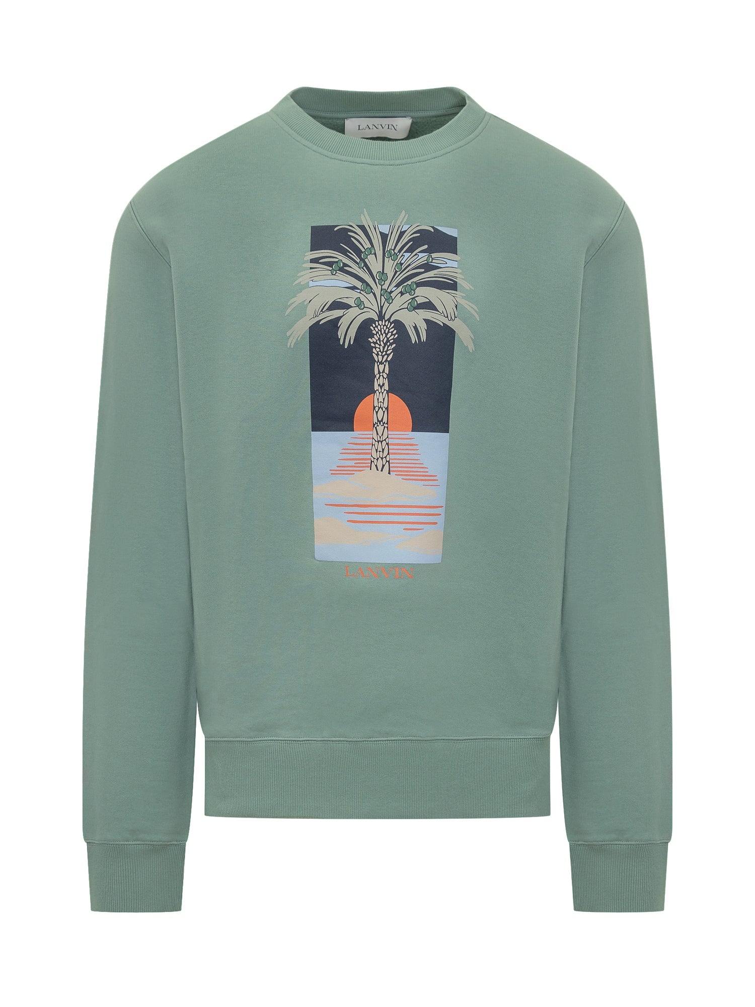 Оригінальна Printed Sweatshirt Lanvin – боковий вид