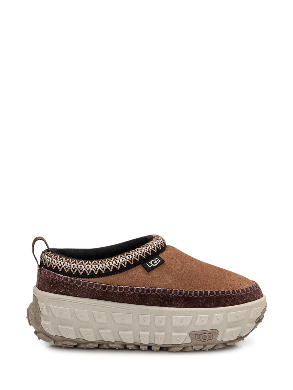 Slipper Flatform Venture Daze In Suede Ugg – Гарантія оригінальності – боковий вид