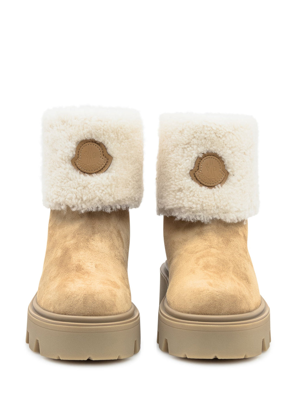 Aurea Ankle Boots Beige Moncler – Гарантія оригінальності – вид ззаду