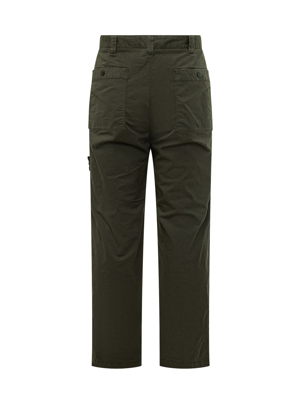 Green Cotton Pants Stone island оригінал – Купити в Україні – вид ззаду