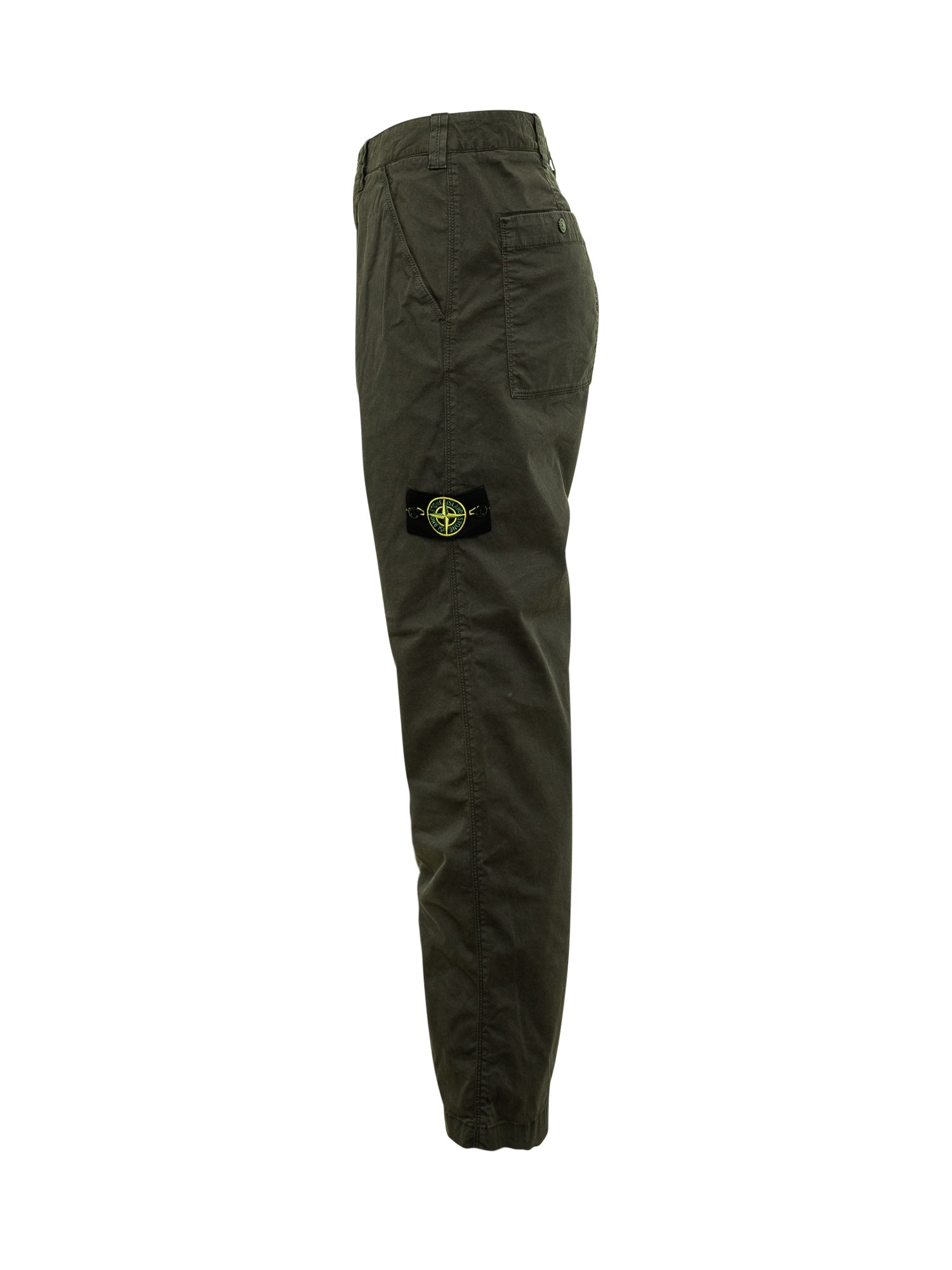 Green Cotton Pants Stone island оригінал – Купити в Україні – детальний вид