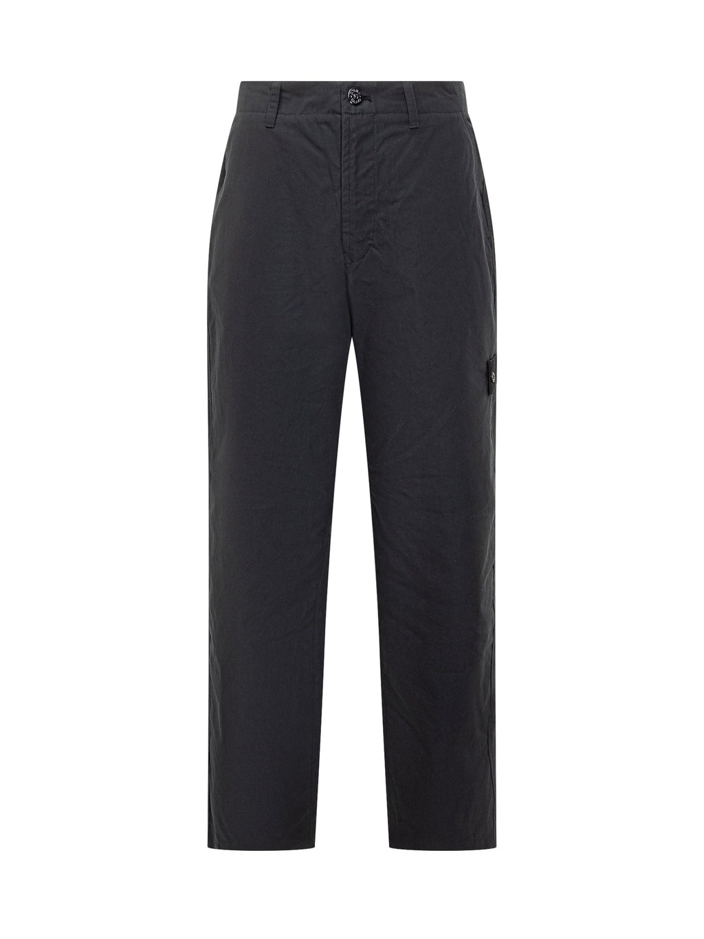 Black Cargo Pants Stone island – Гарантія оригінальності – боковий вид