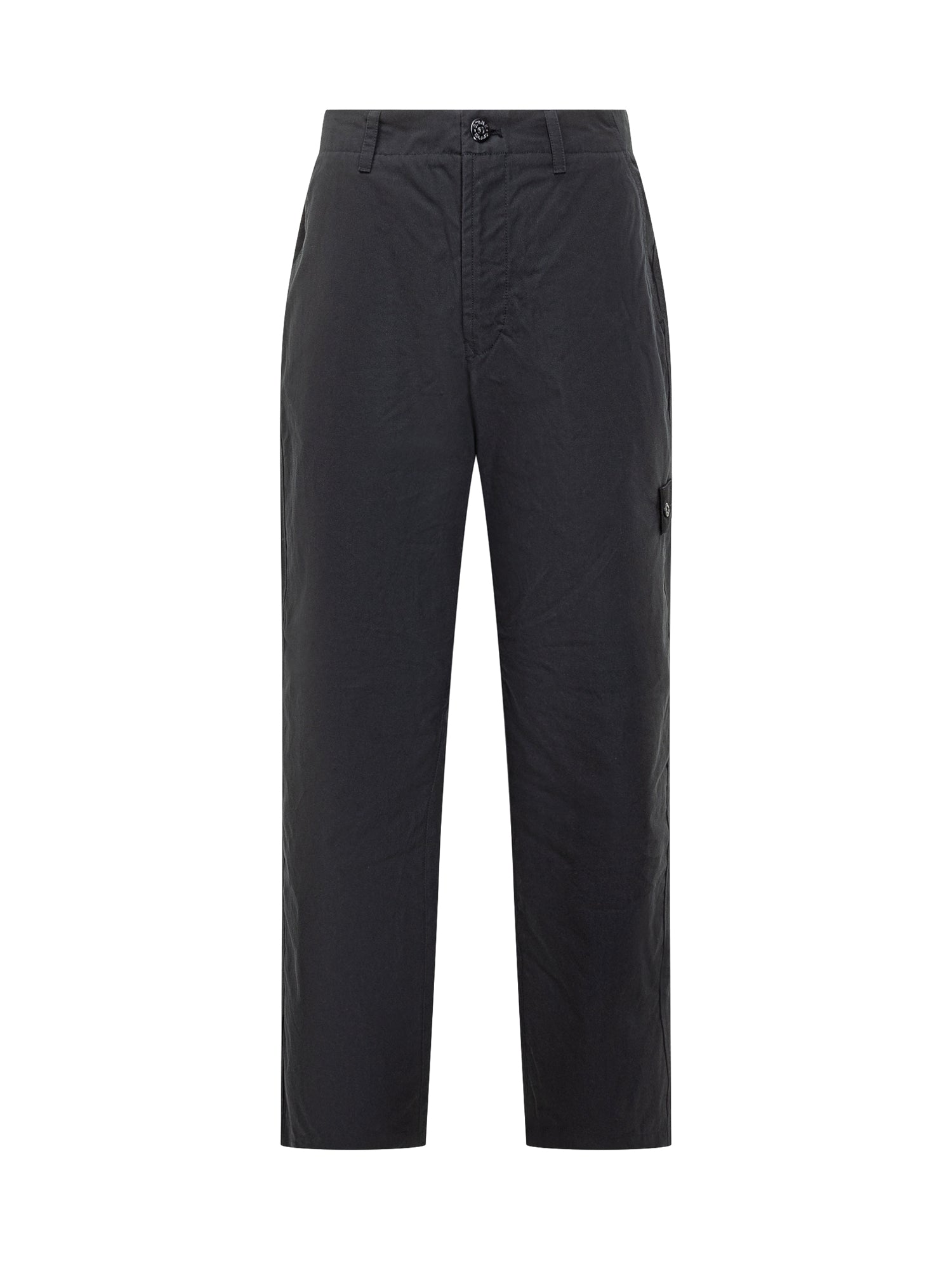 Black Cargo Pants Stone island – Гарантія оригінальності – боковий вид