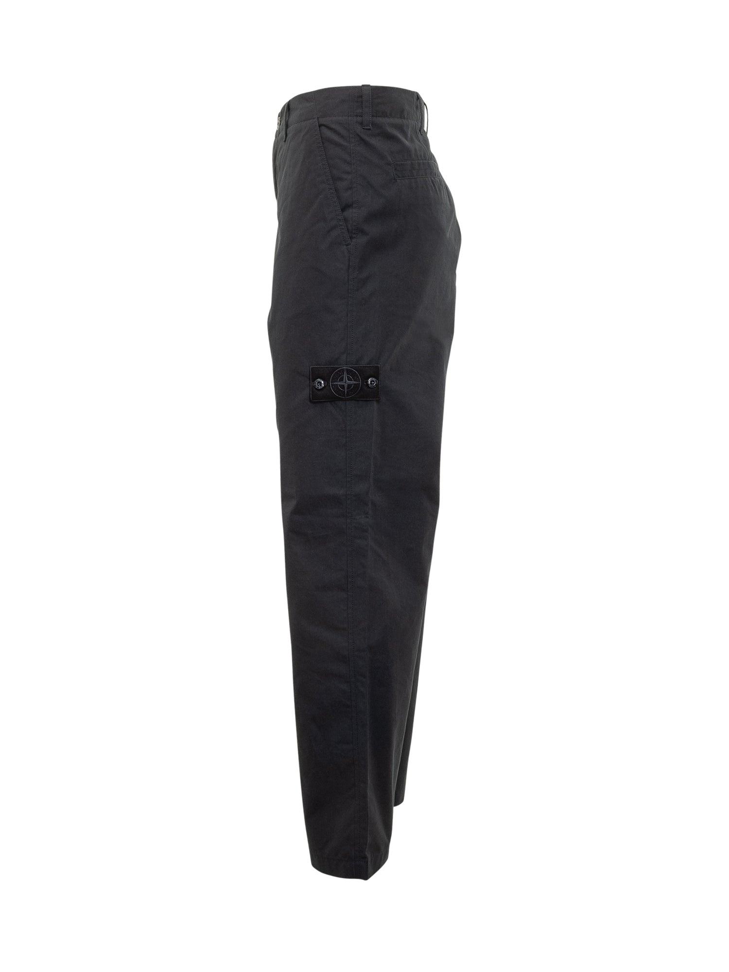 Black Cargo Pants Stone island – Гарантія оригінальності – детальний вид