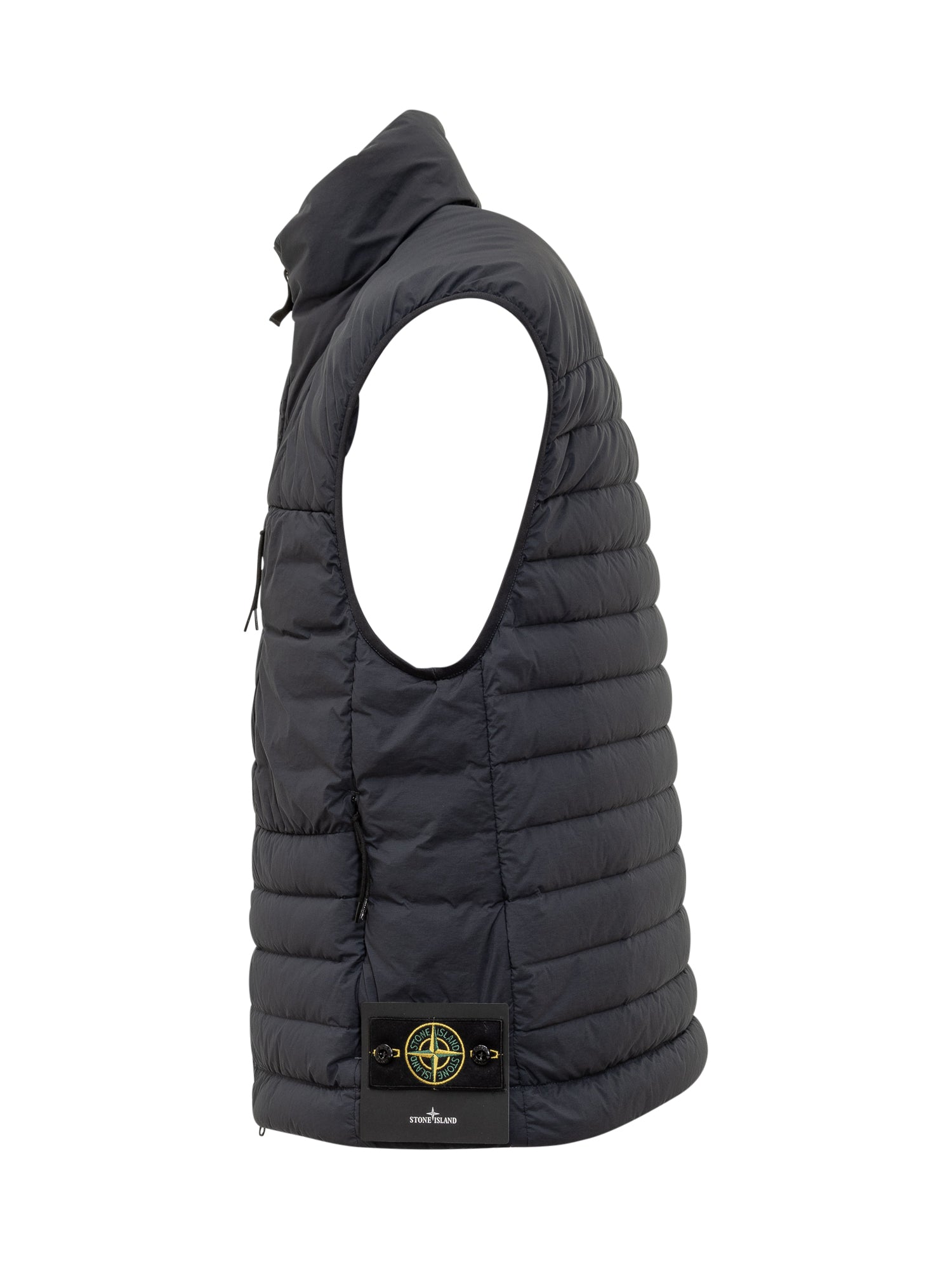 Black Padded Vest Stone island – Гарантія оригінальності – детальний вид