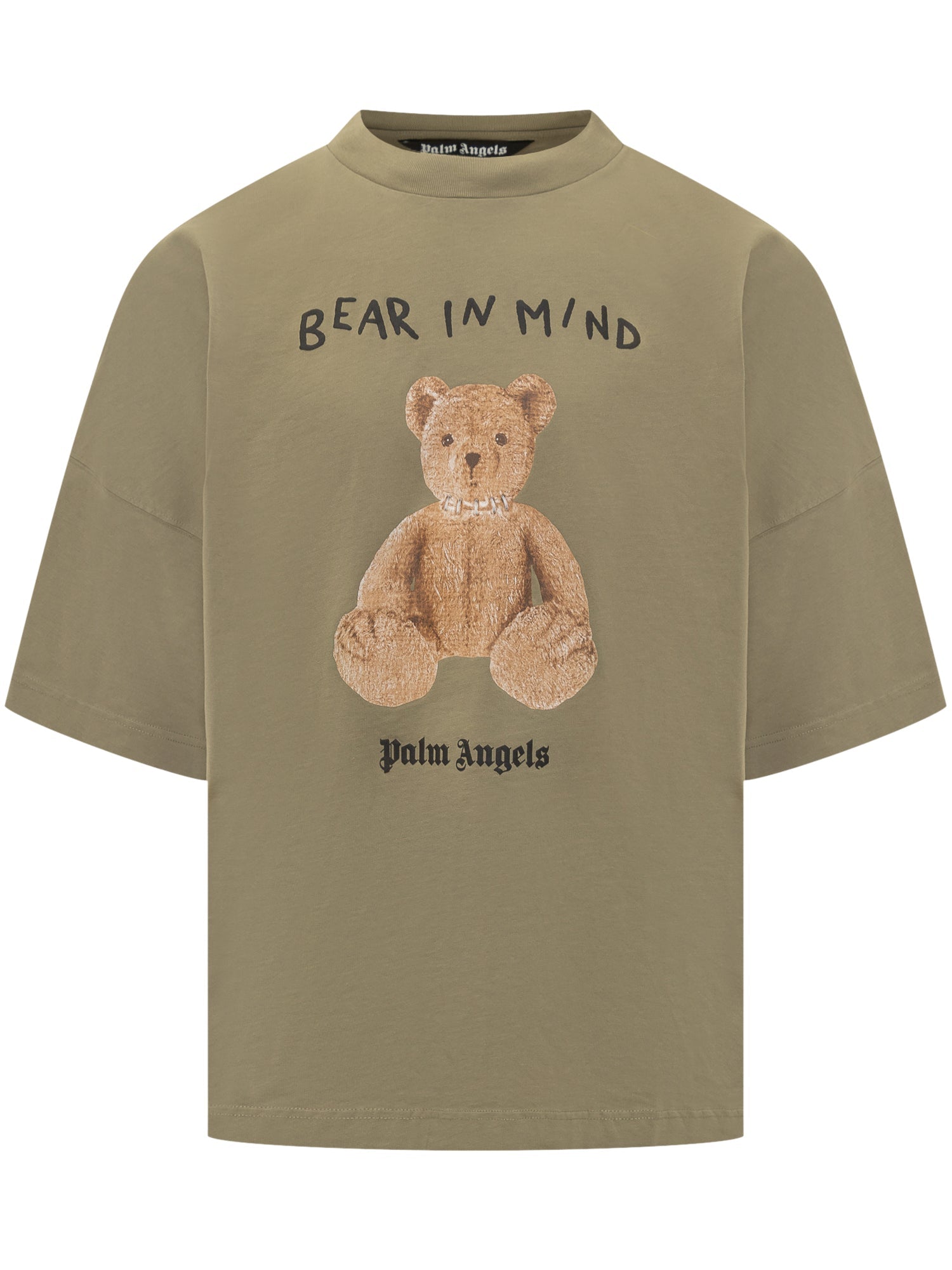 Bear In Mind Olive T Shirt Palm angels оригінал – Купити в Україні – боковий вид