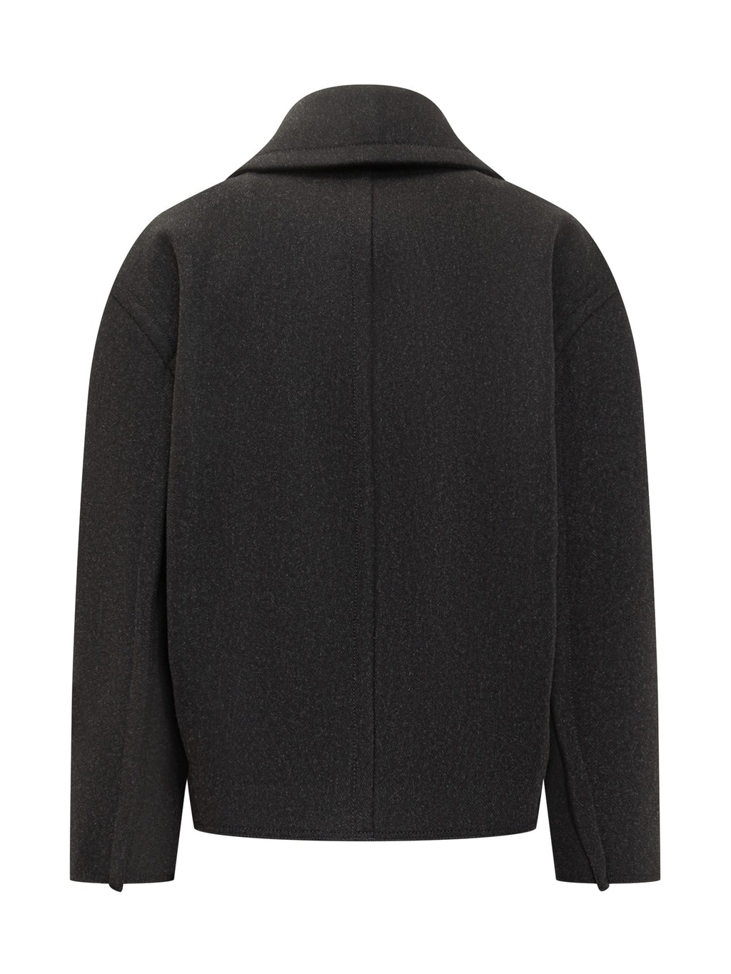 Short Wool Peacoat Lanvin – Гарантія оригінальності – вид ззаду