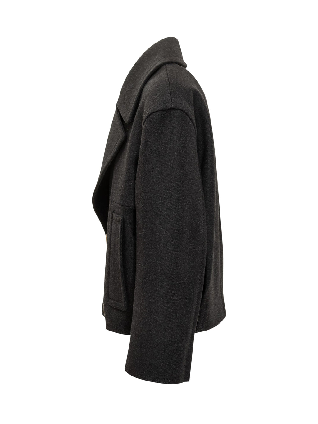 Short Wool Peacoat Lanvin – Гарантія оригінальності – детальний вид