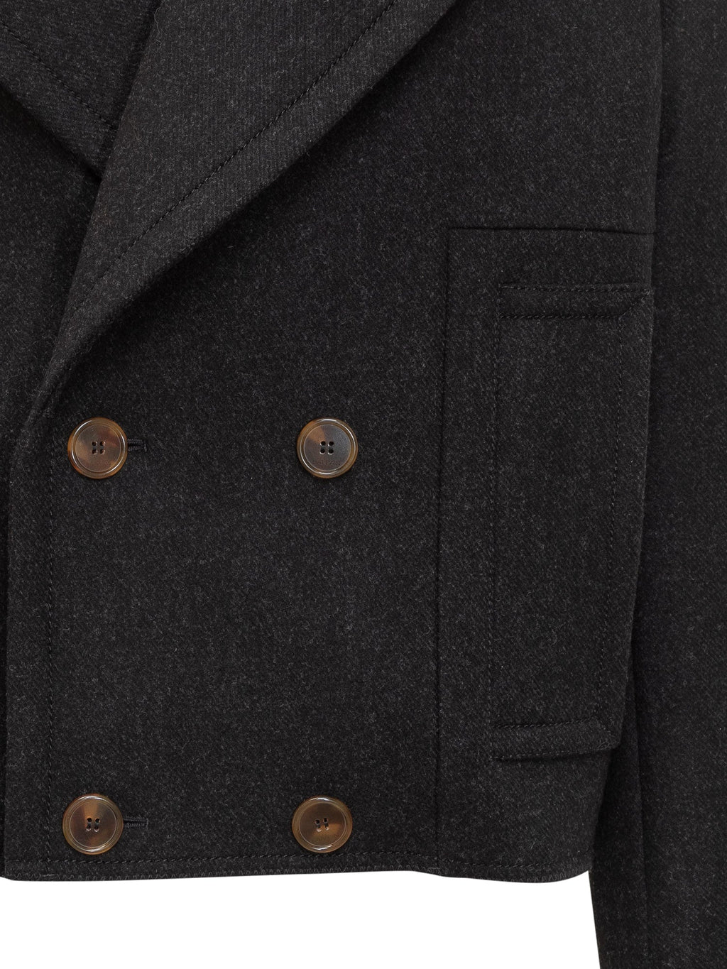Short Wool Peacoat Lanvin – Гарантія оригінальності – збільшений вид