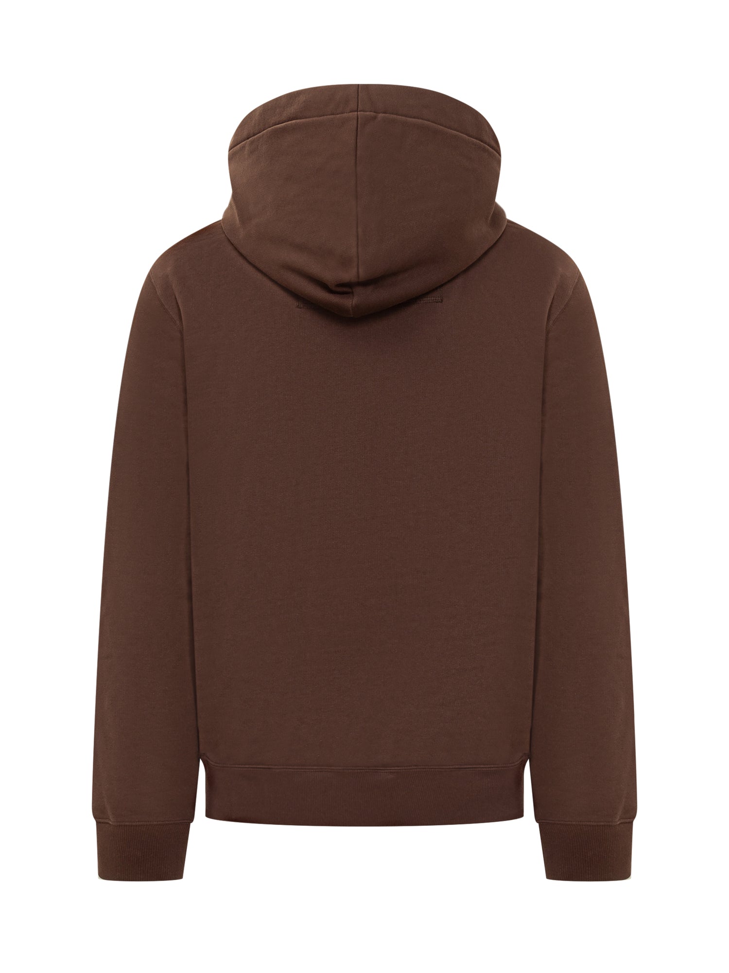 Brown Hoodie With Embroidered Logo Lanvin – Гарантія оригінальності – вид ззаду