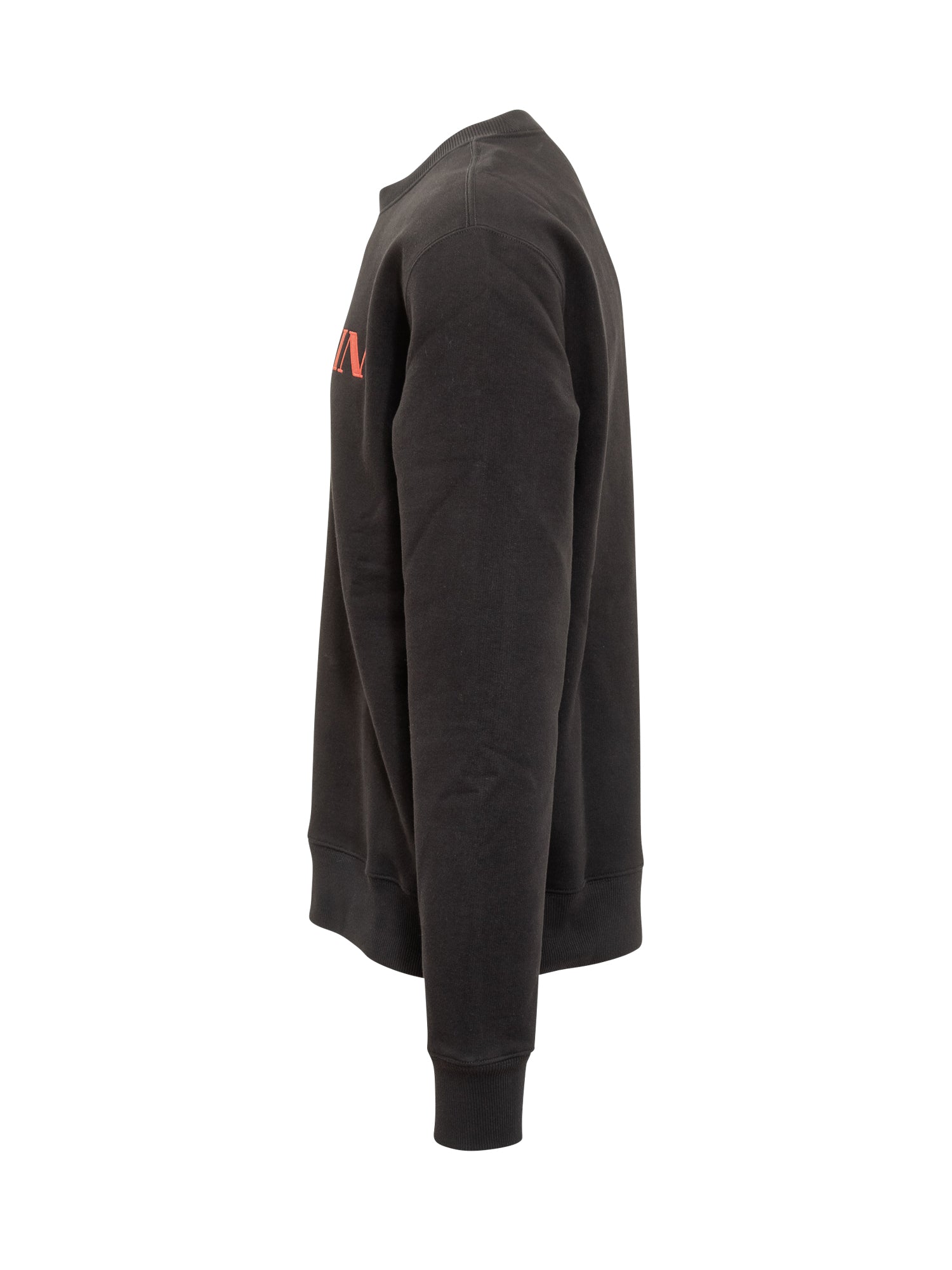Black Sweatshirt With Red Logo For Men Lanvin – Гарантія оригінальності – детальний вид