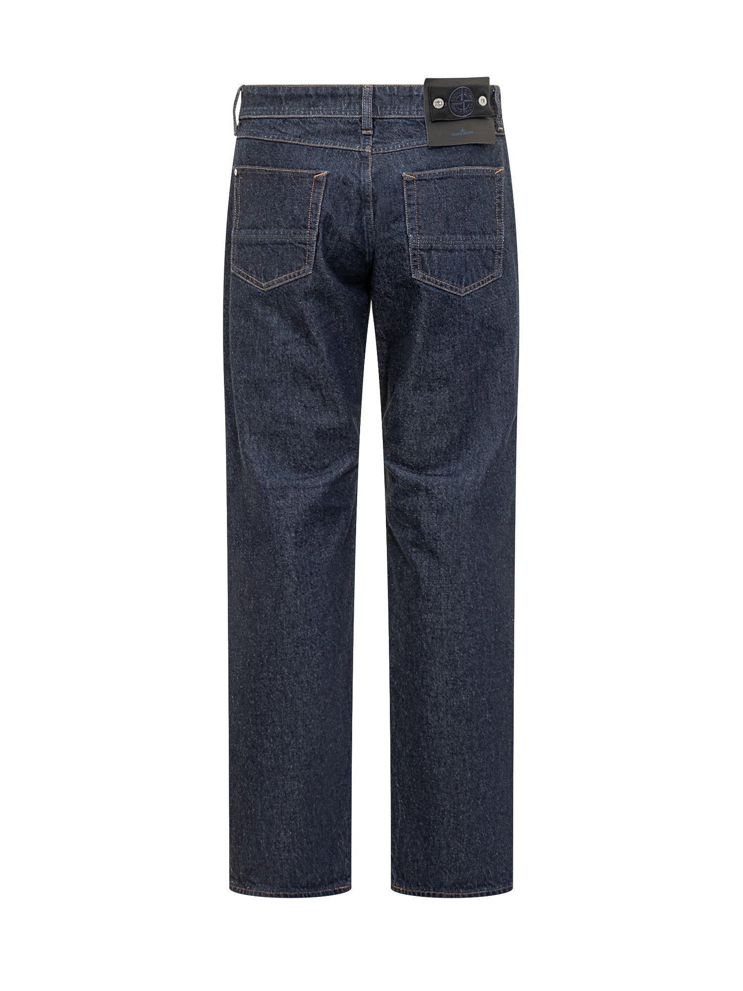 Straight Leg Jeans Blue Stone island оригінал – Купити в Україні – вид ззаду