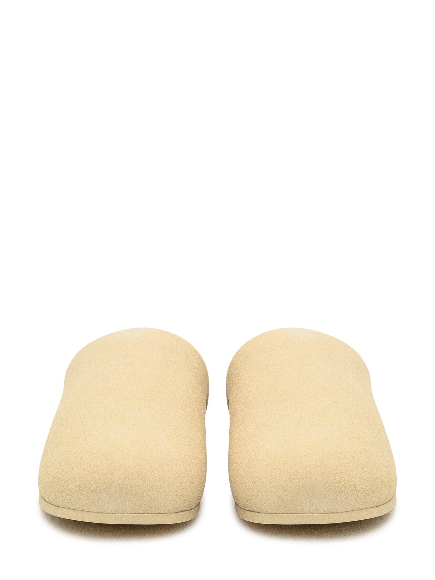 Beige Suede Slippers With Shearling Lining Ugg оригінал – Купити в Україні – вид ззаду