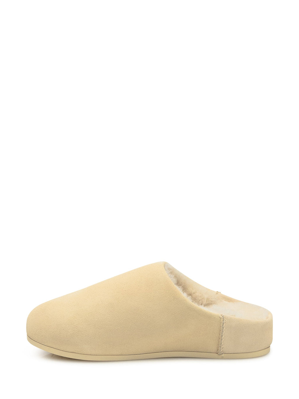 Beige Suede Slippers With Shearling Lining Ugg оригінал – Купити в Україні – збільшений вид