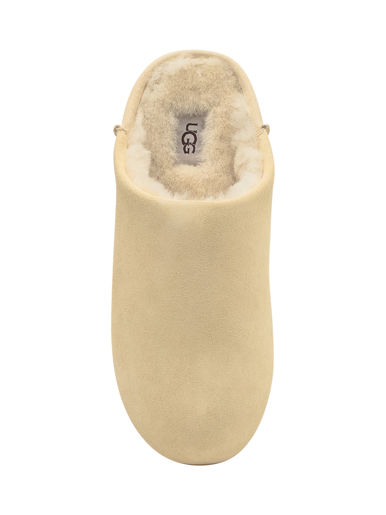 Beige Suede Slippers With Shearling Lining Ugg оригінал – Купити в Україні – збільшений вид