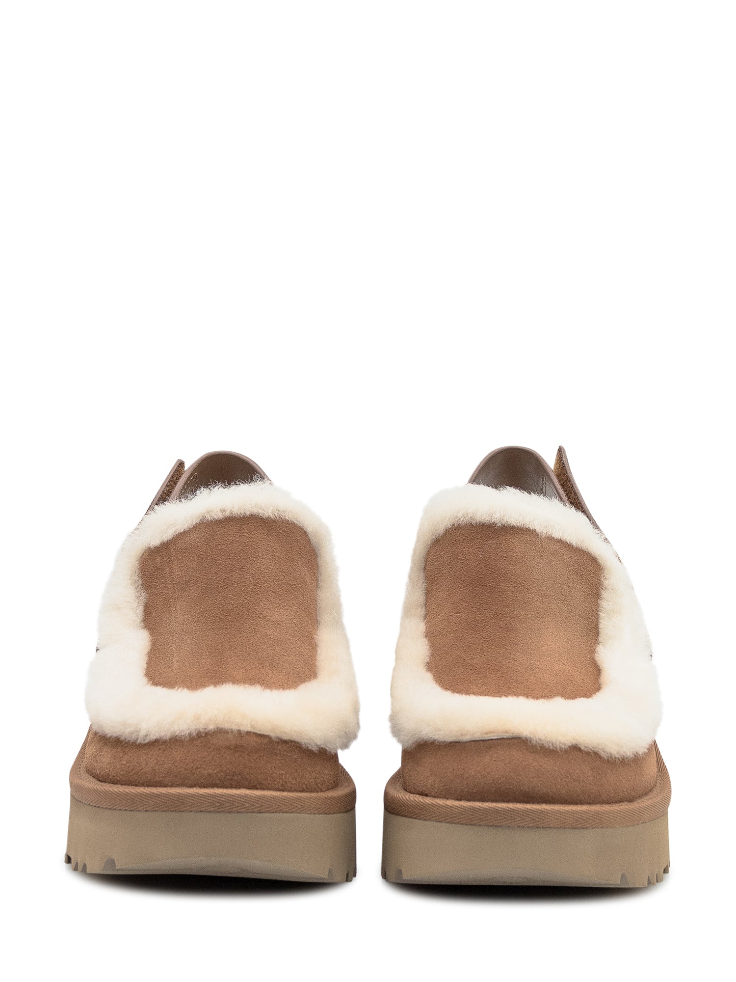 Оригінальна Esmee Clog Brown Suede Mules Ugg – вид ззаду