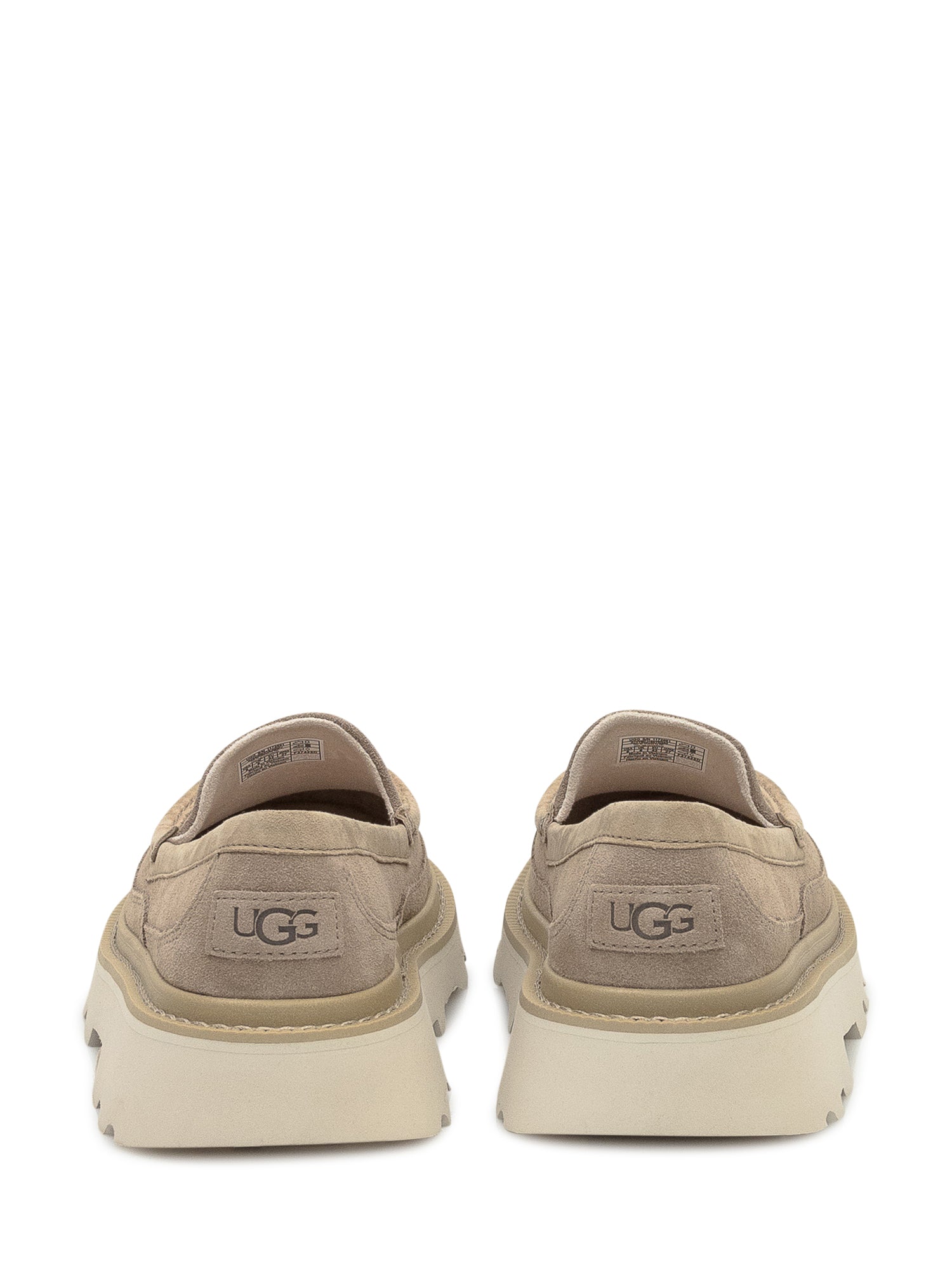 Beige Suede Chunky Loafers Ugg – Гарантія оригінальності – детальний вид