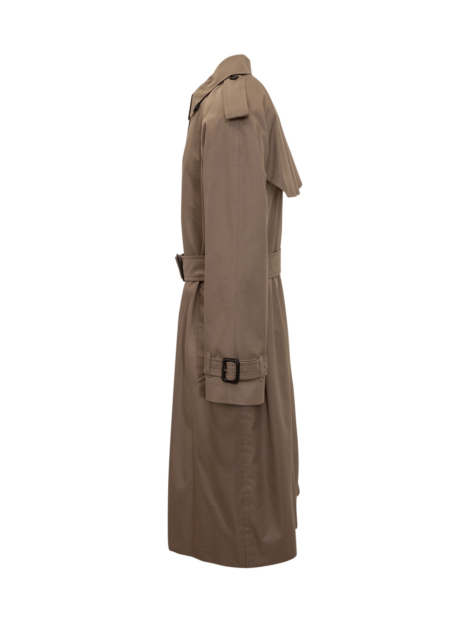 Оригінальна Long Double Breasted Beige Trench Burberry – детальний вид